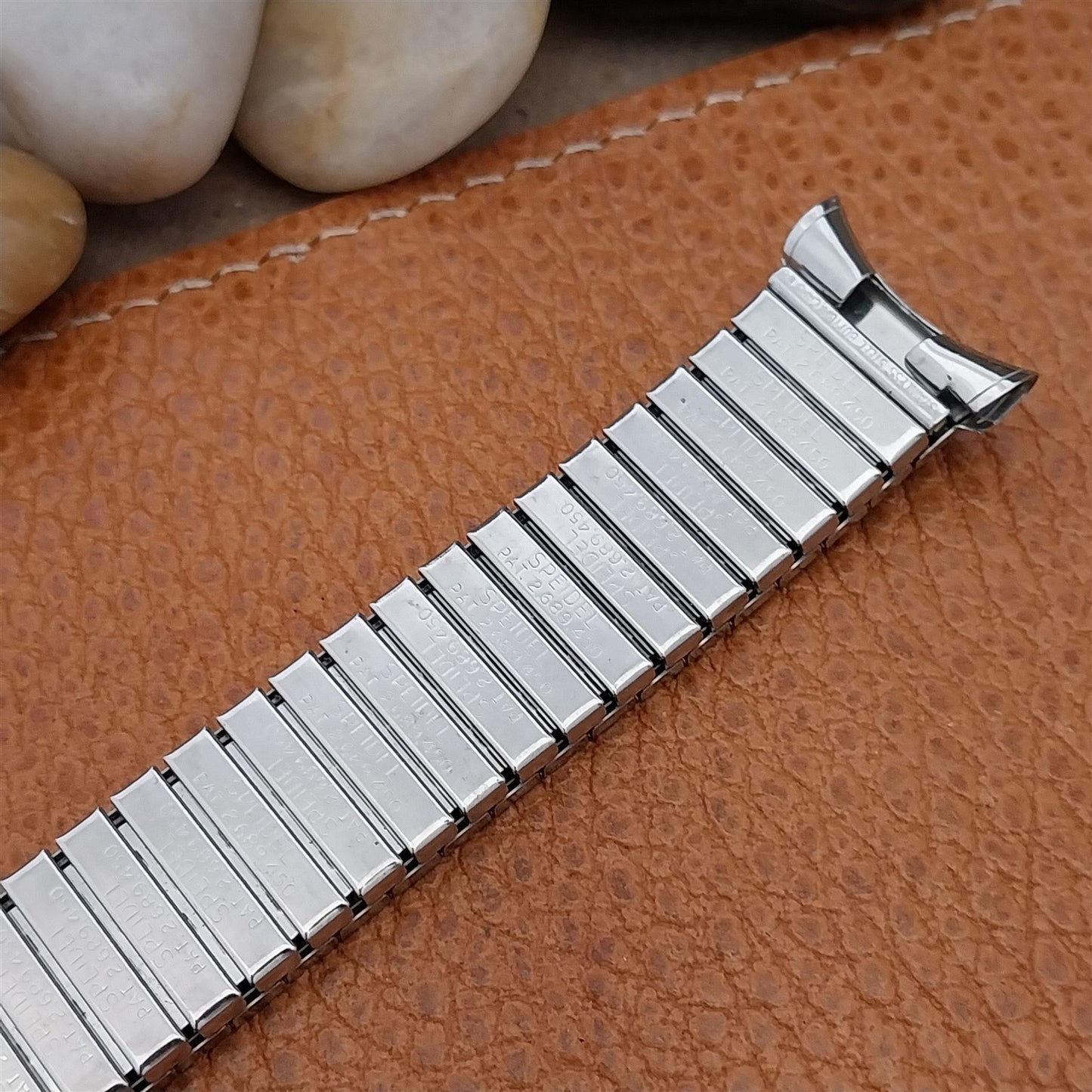 Vintage Speidel Valencia Calendar Stainless Steel Unused Classic Watch Band