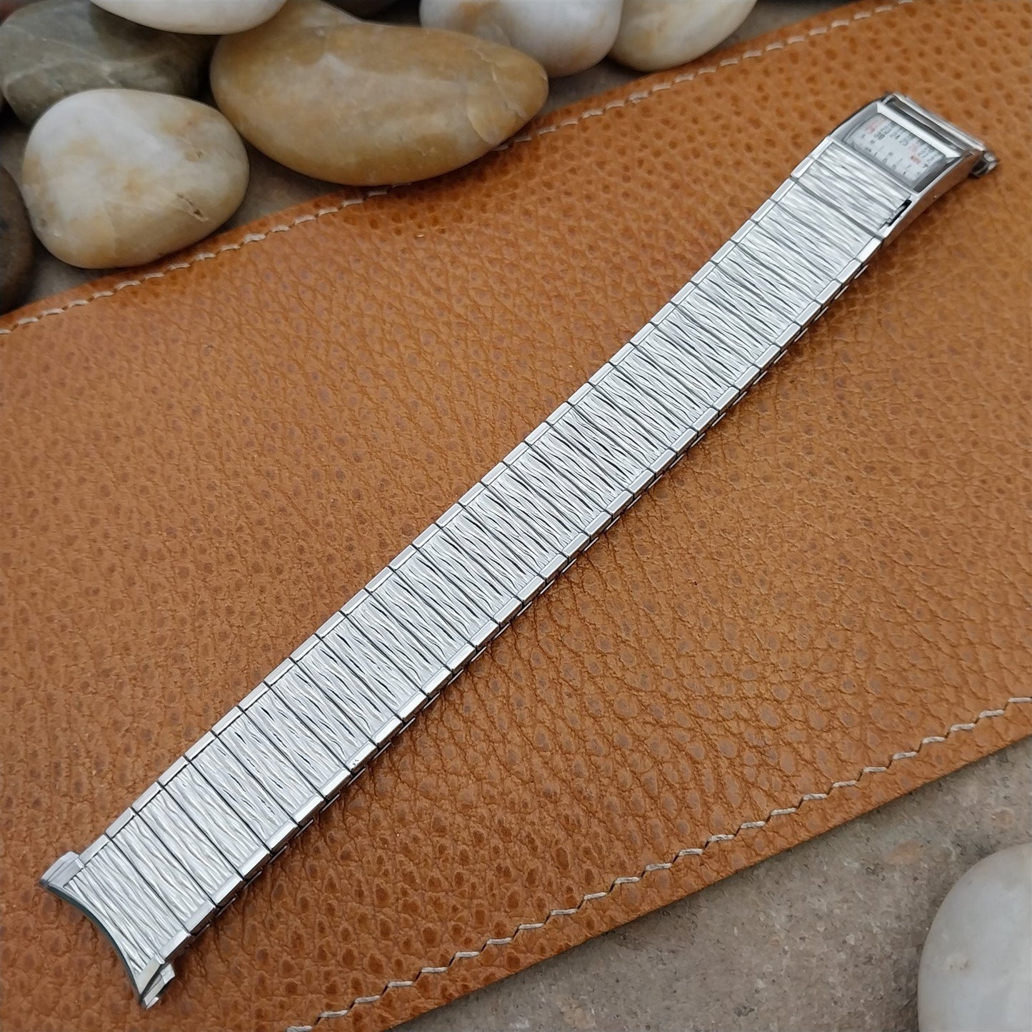 Vintage Speidel Valencia Calendar Stainless Steel Unused Classic Watch Band