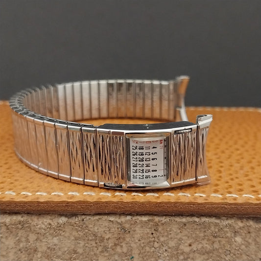 1971/1972 19mm 18mm Speidel Valencia Calendar Stainless Steel Vintage Watch Band