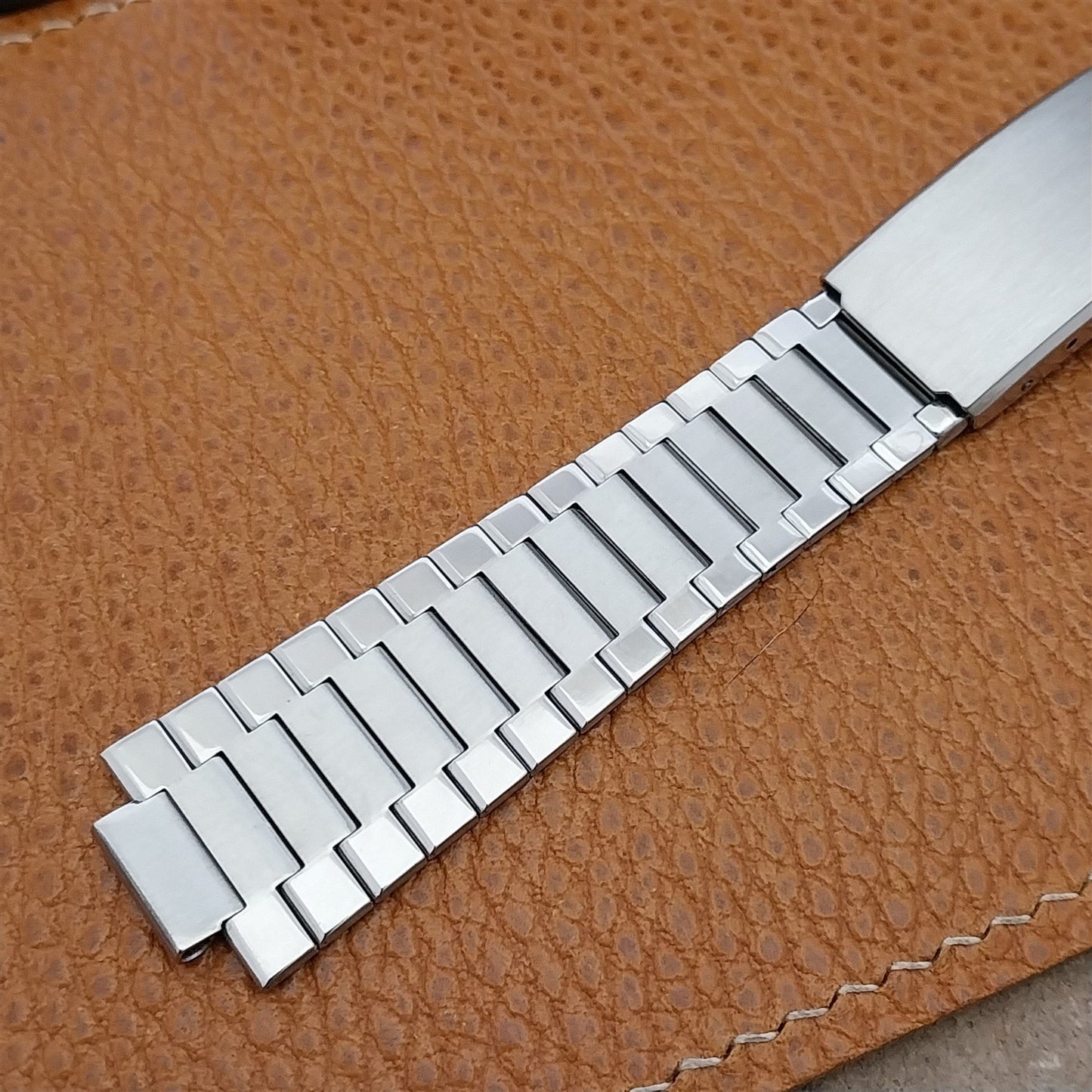 Vintage Internal-Lug Speidel 10mm Stainless Steel 1970s Unused Watch Band