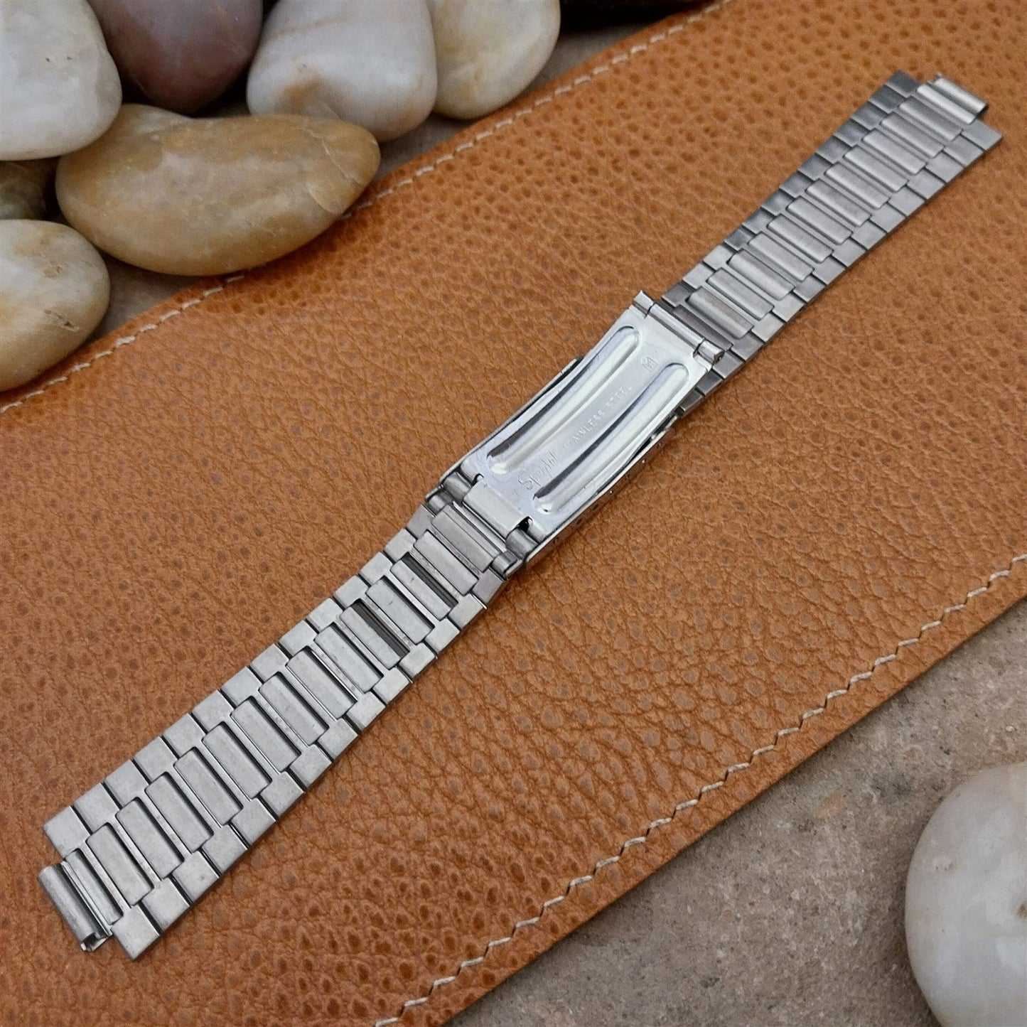Vintage Internal-Lug Speidel 10mm Stainless Steel 1970s Unused Watch Band