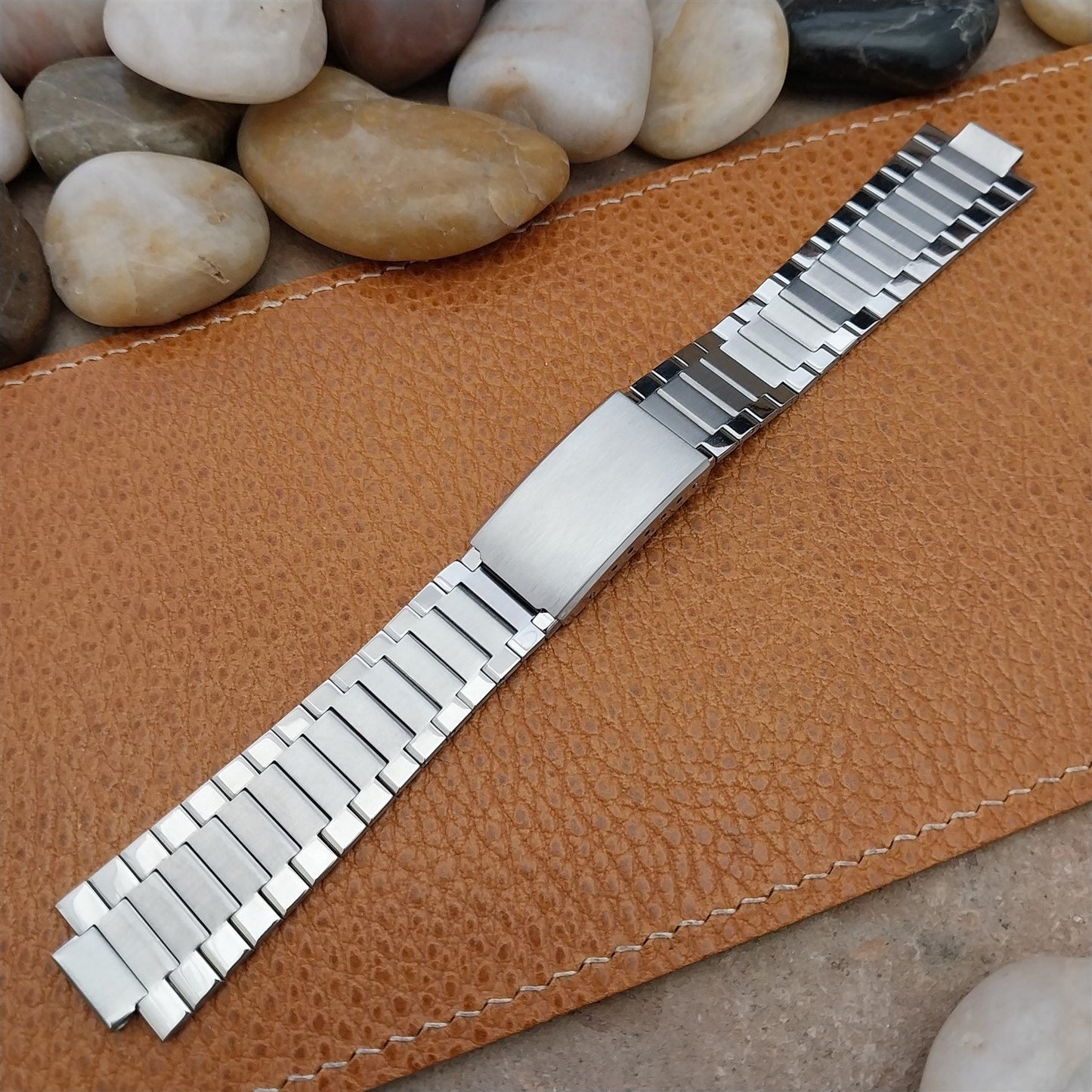 Vintage Internal-Lug Speidel 10mm Stainless Steel 1970s Unused Watch Band