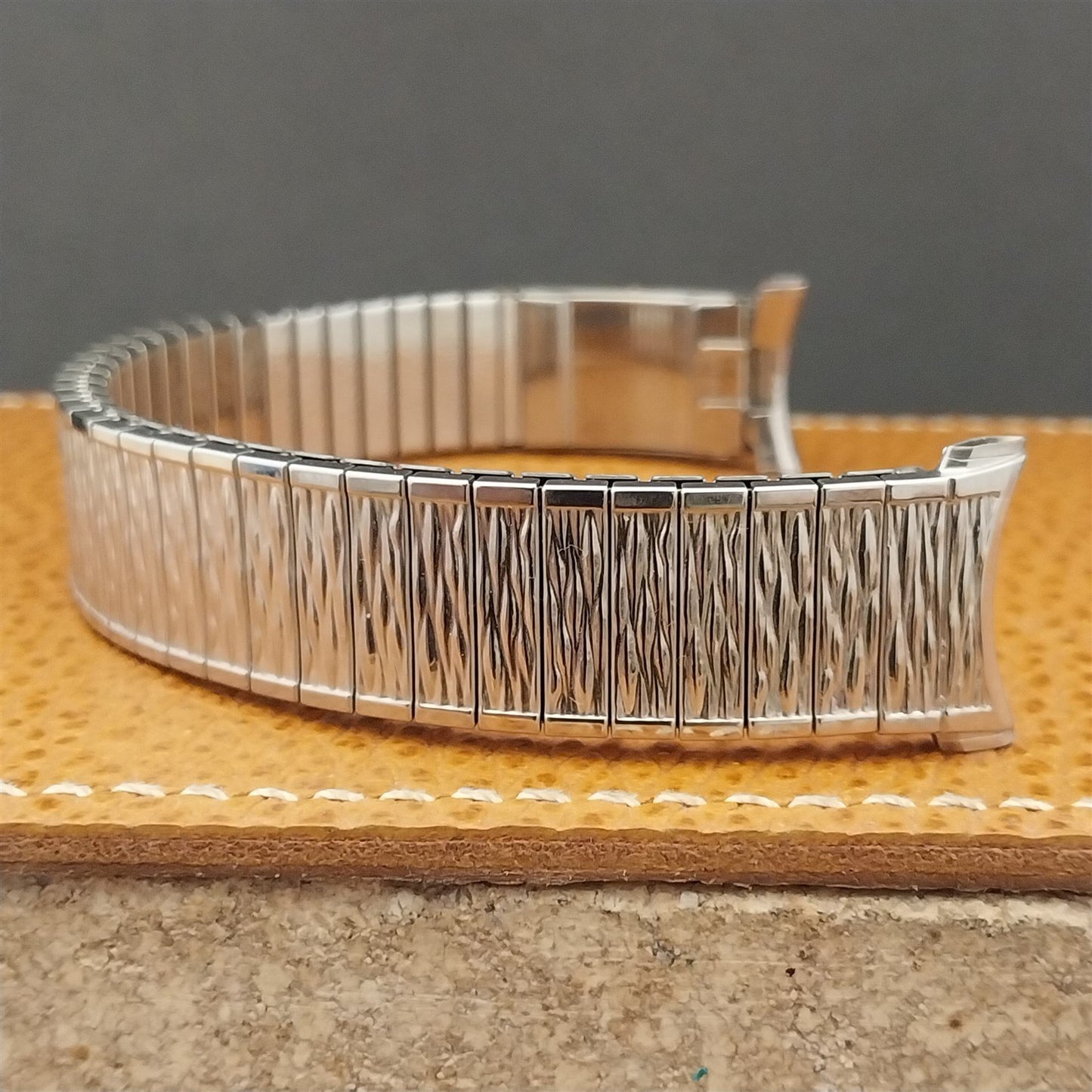 Vintage Speidel Valencia 1973/1974 Calendar Stainless Steel Unused Watch Band