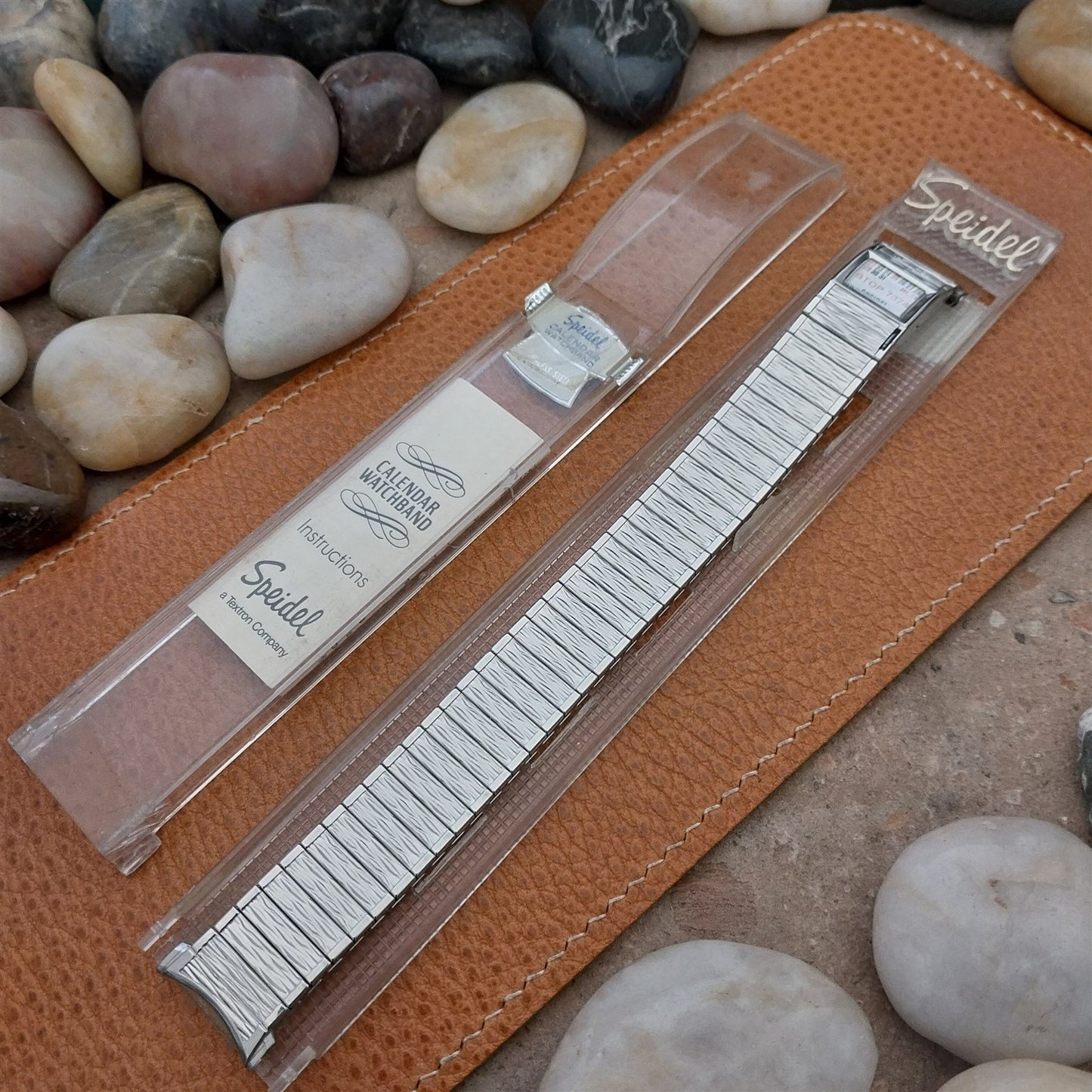 Vintage Speidel Valencia 1973/1974 Calendar Stainless Steel Unused Watch Band