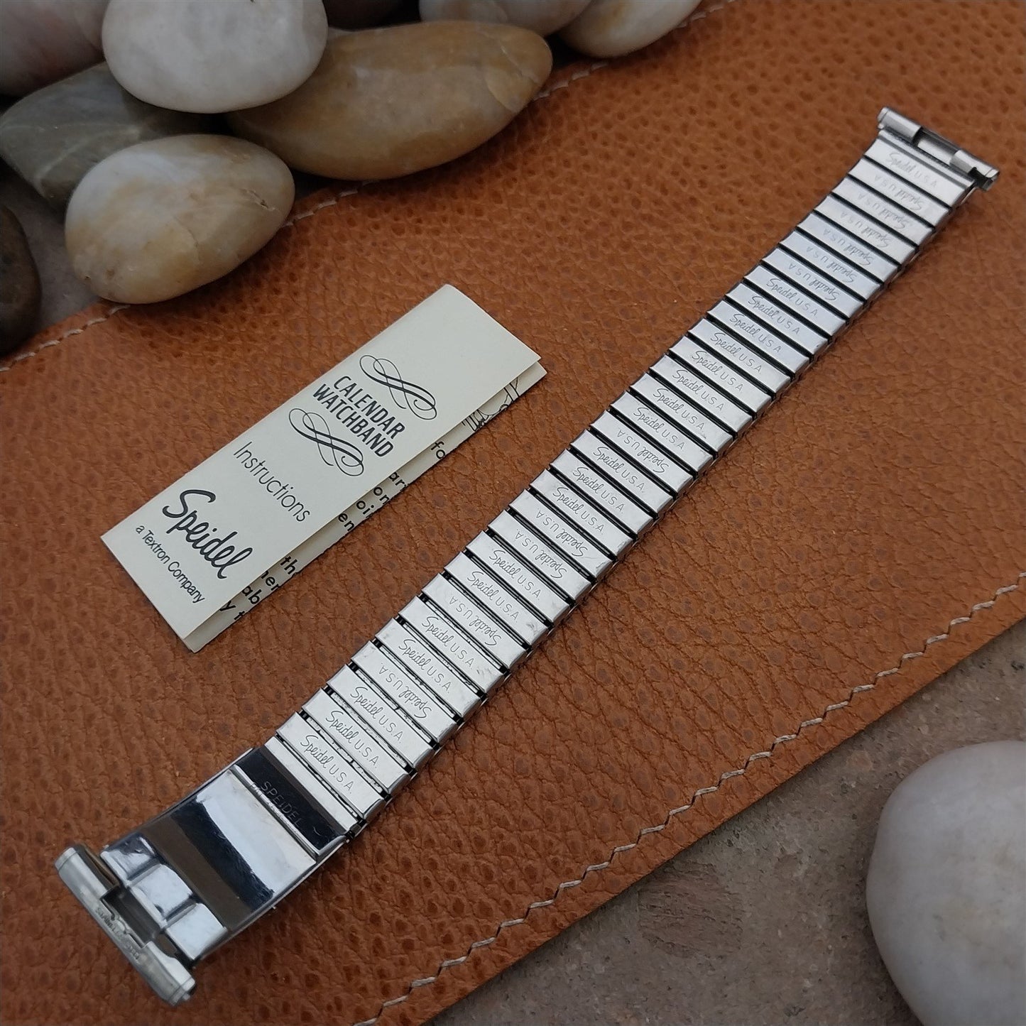 Vintage Speidel Valencia 1973/1974 Calendar Stainless Steel Unused Watch Band