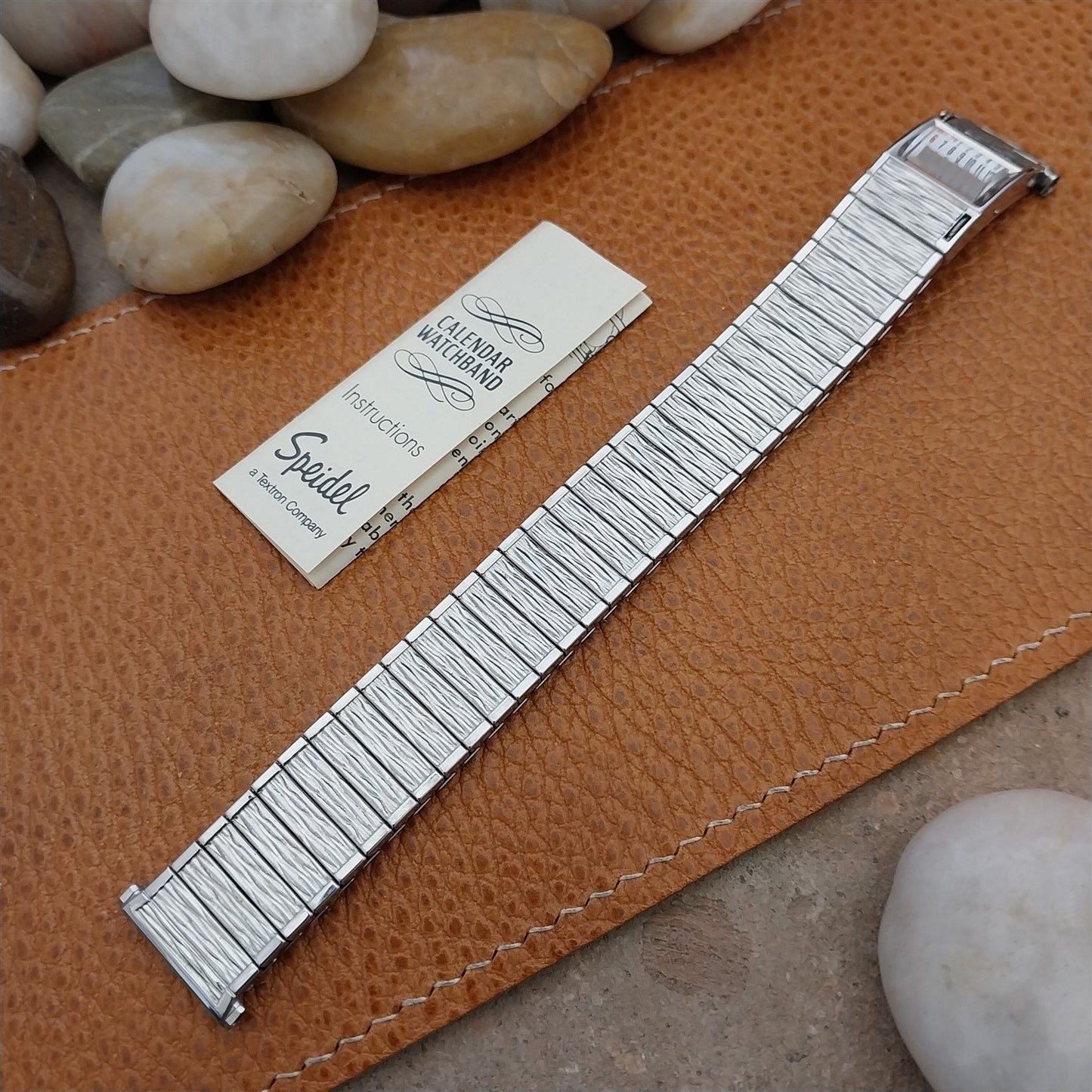 Vintage Speidel Valencia 1973/1974 Calendar Stainless Steel Unused Watch Band