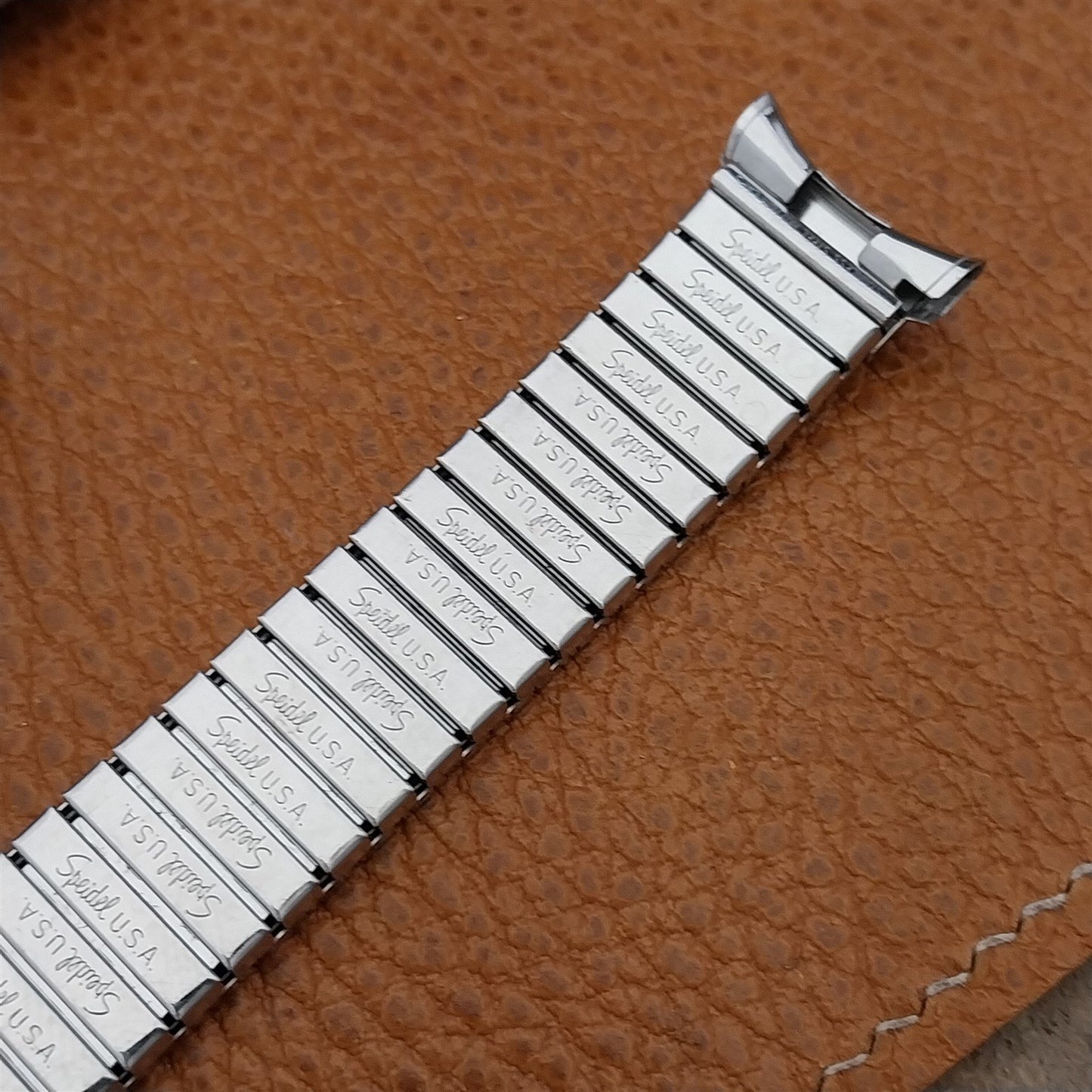 Vintage Speidel Valencia Perpetual Calendar Stainless Steel Unused Watch Band