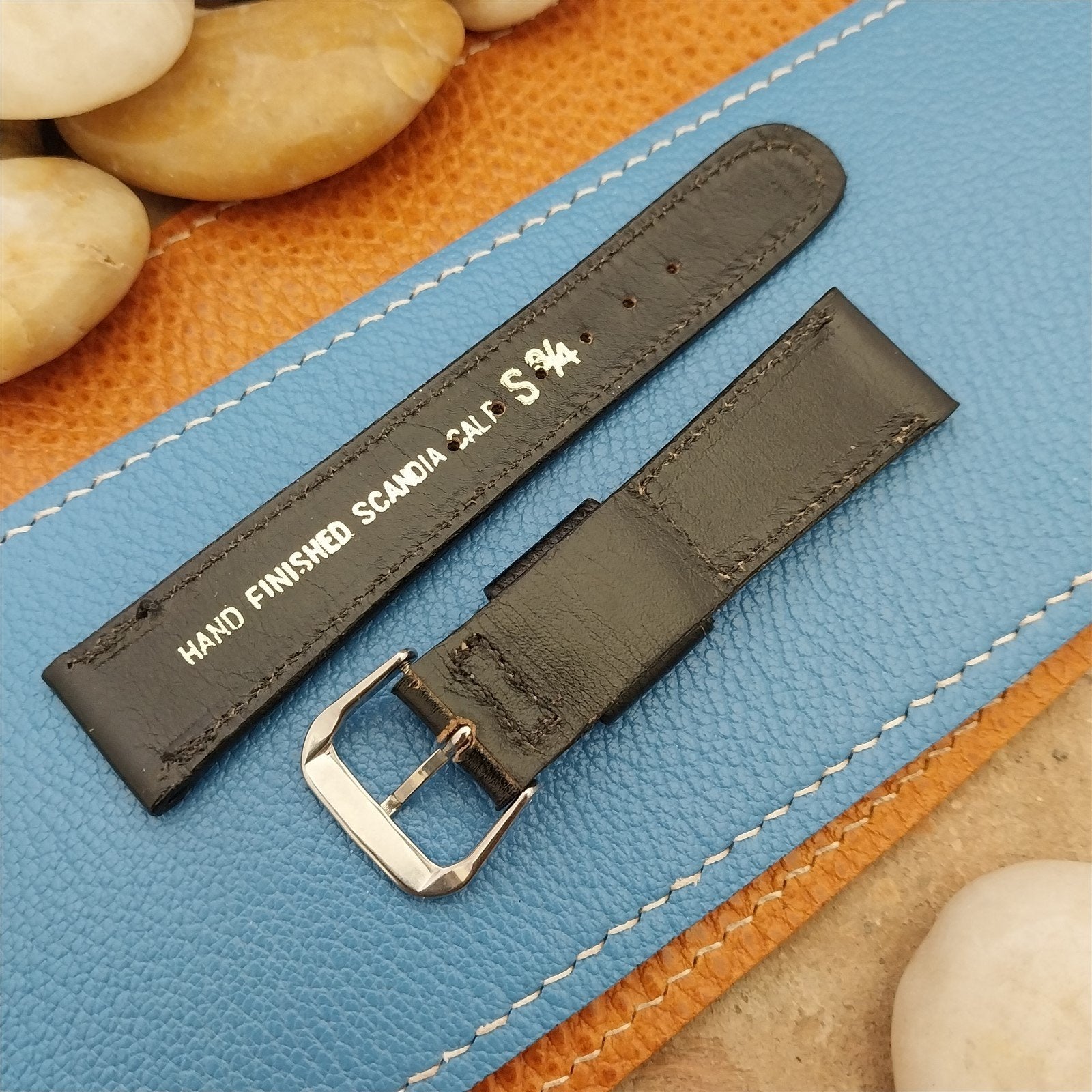Vintage JB Champion Short Tapered 19/16 Scandia Calf Unused 1960s Watch Band