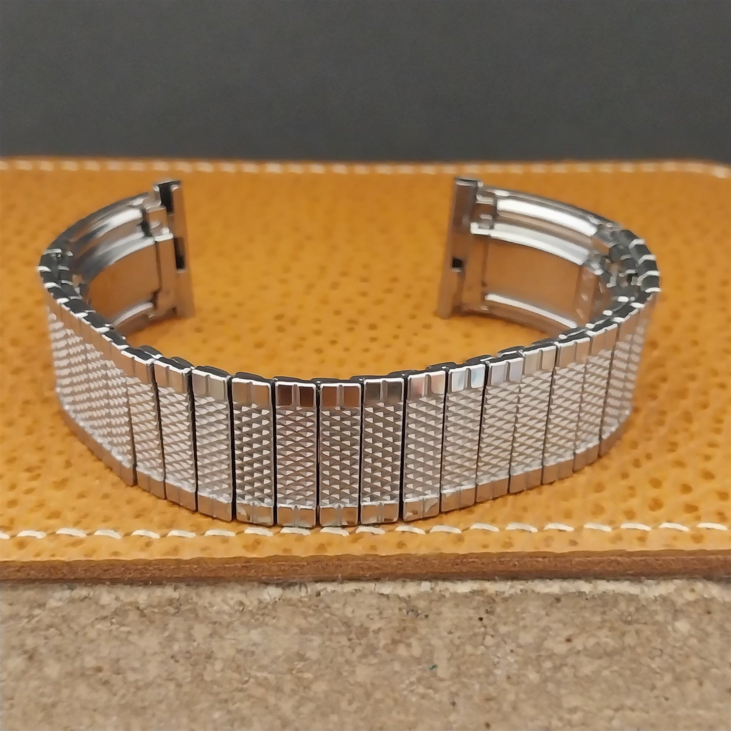 Vintage 19mm 18mm 17.2mm Gemex 1950s Stainless Steel Unused MCM Watch Band