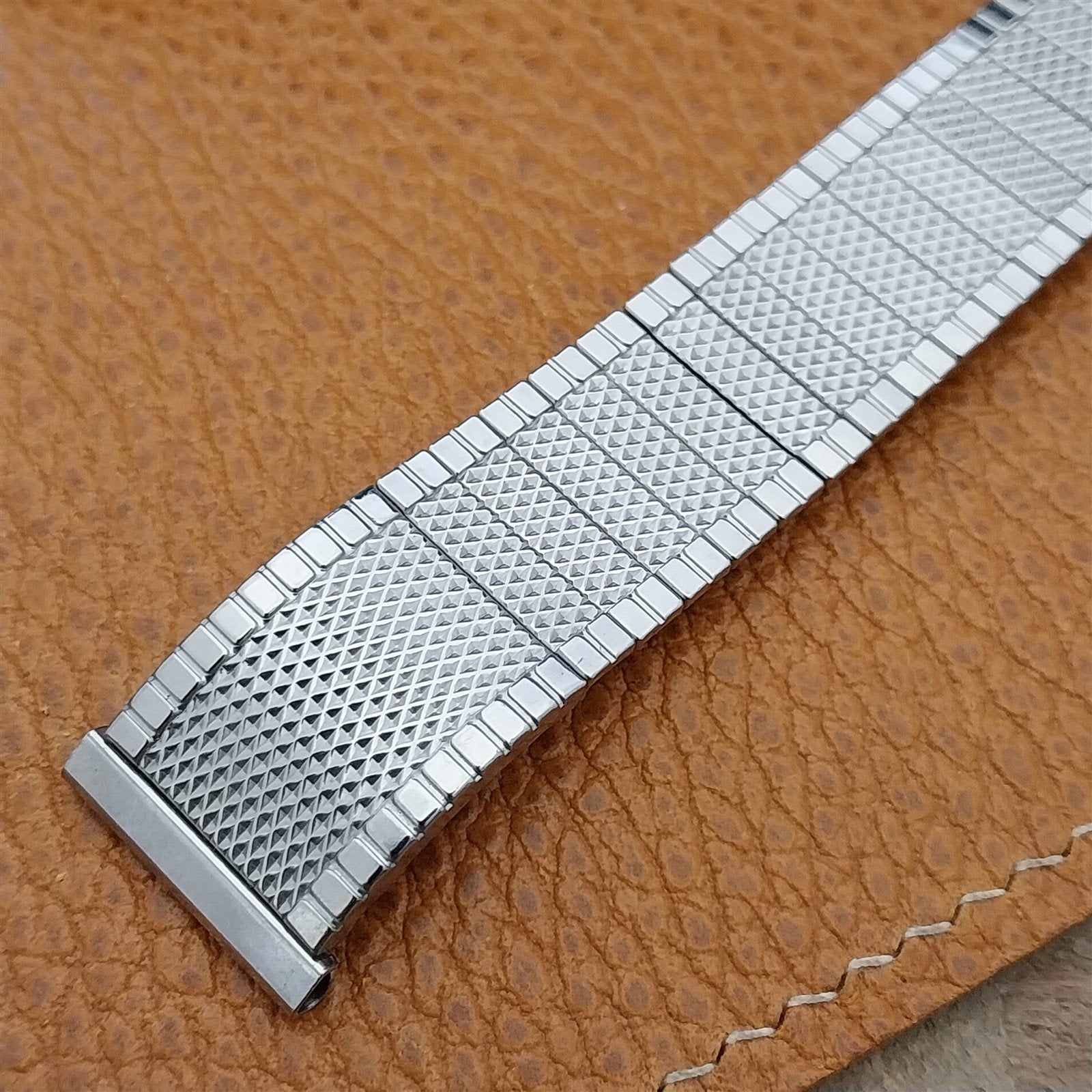 Vintage 19mm 18mm 17.2mm Gemex 1950s Stainless Steel Unused MCM Watch Band