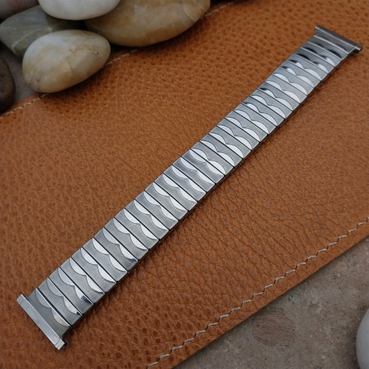 16mm 18mm 19mm Stainless Steel Expansion Gemex USA nos 1960s Vintage Watch Band