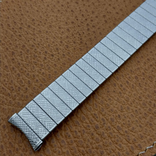 17.2mm 11/16" Stainless Steel Unused nos 1960s USA UniFlex Vintage Watch Band