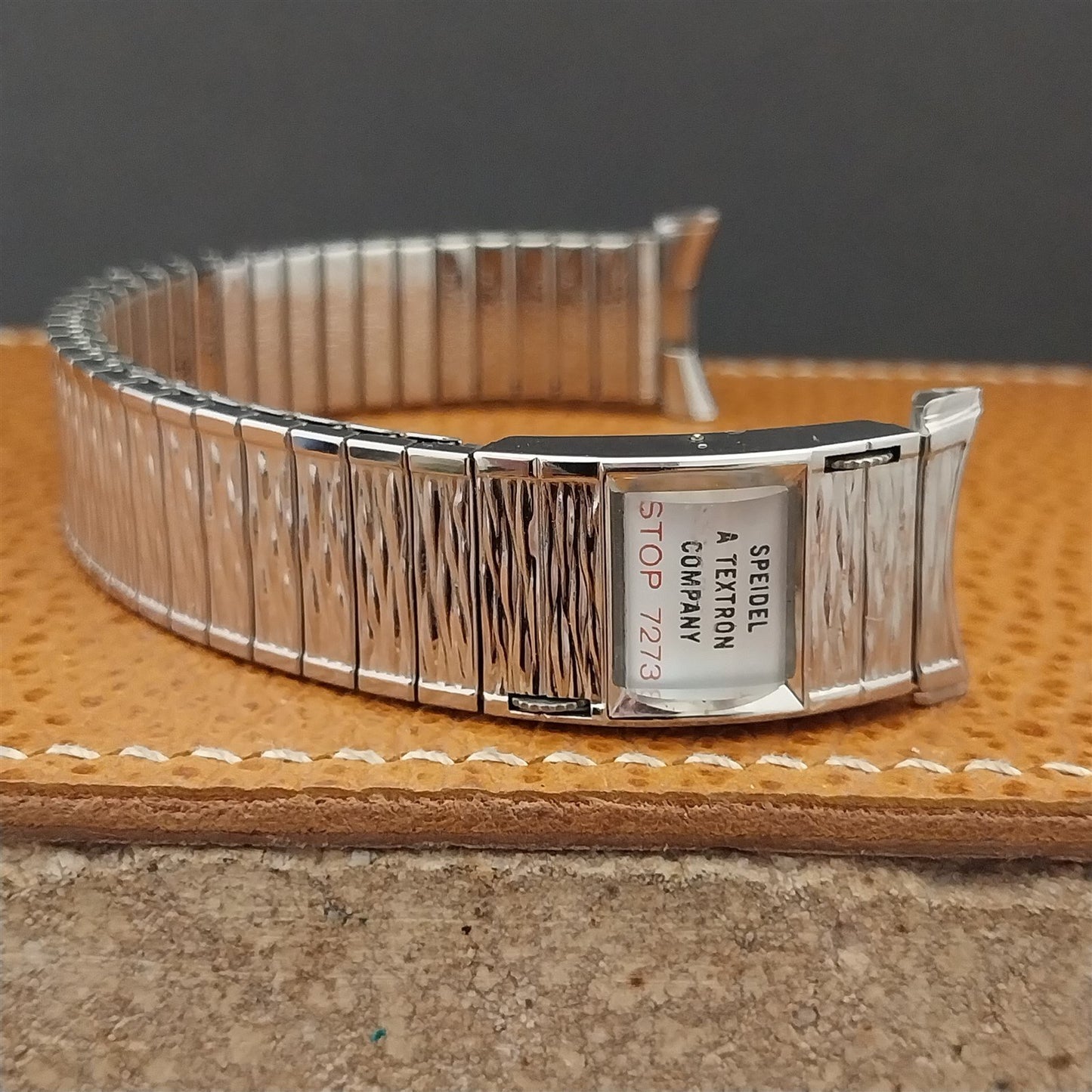 Vintage Speidel Valencia Long 72/73 Calendar Stainless Steel Unused Watch Band