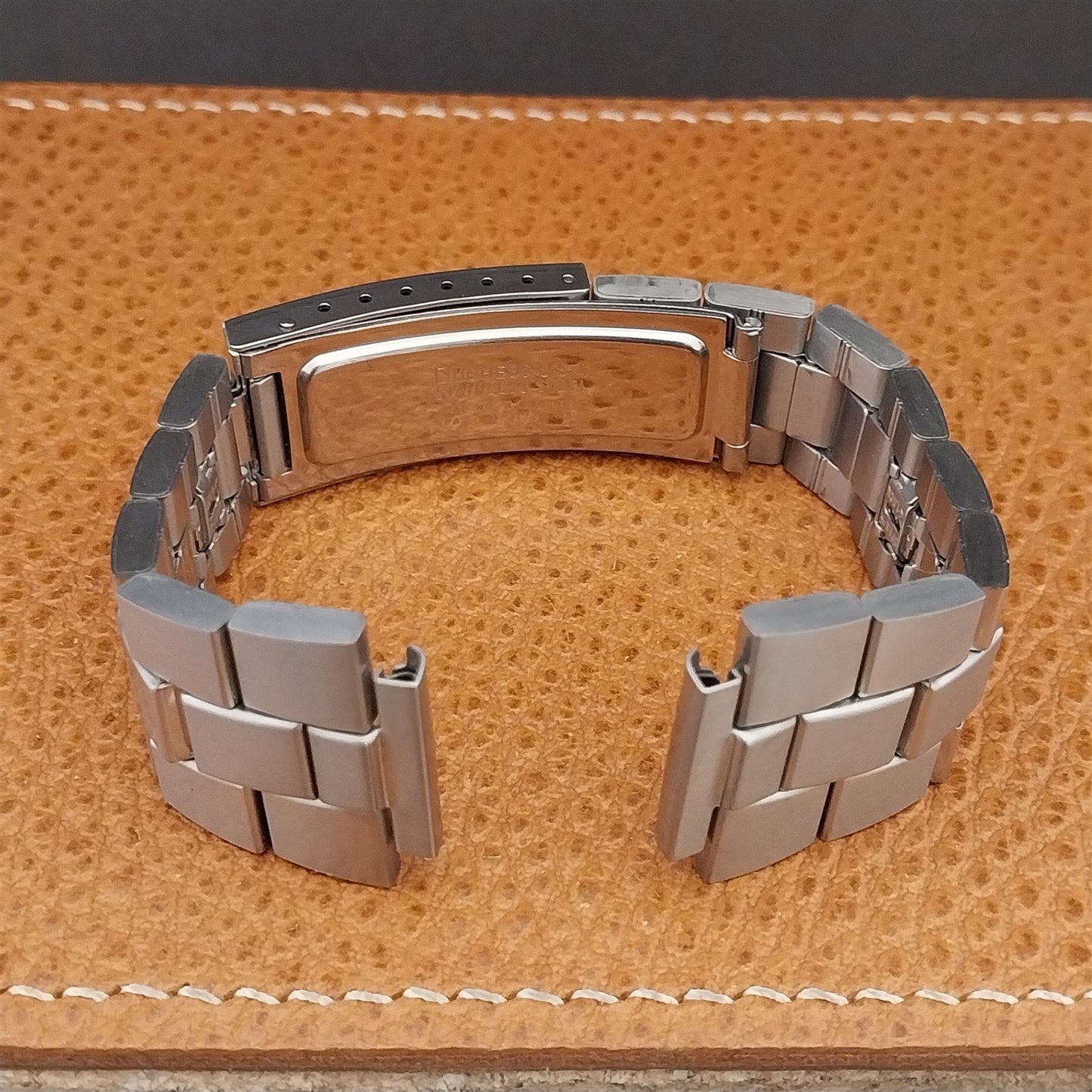 Vintage 18mm Bowmar LED Duchess Stainless Short Unused Classic 1970s Watch Band