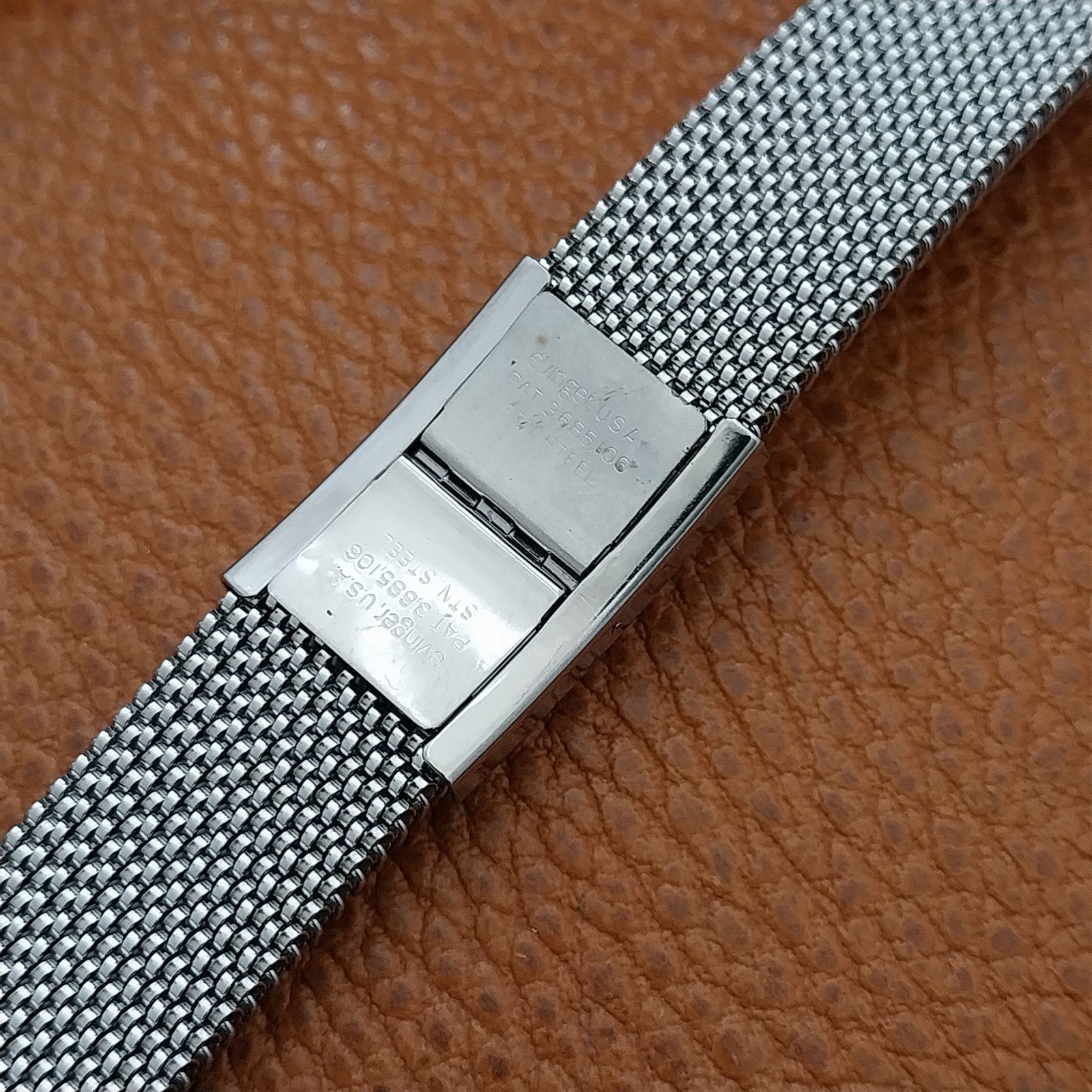 19mm 18mm 16mm Evinger Stainless Stretch Mesh Murano Glass Vintage Watch Band