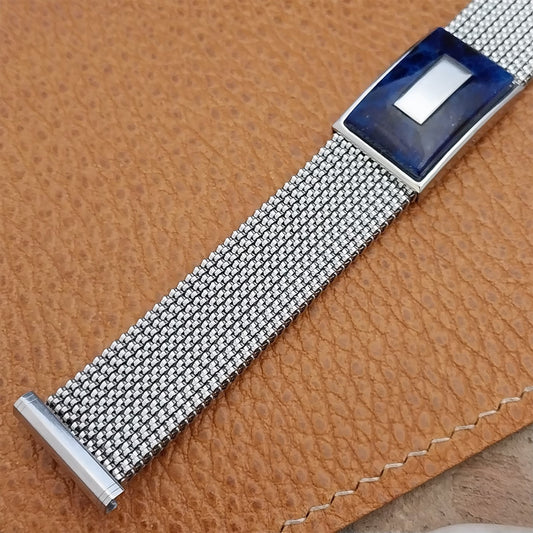 19mm 18mm 16mm Evinger Stainless Stretch Mesh Murano Glass Vintage Watch Band