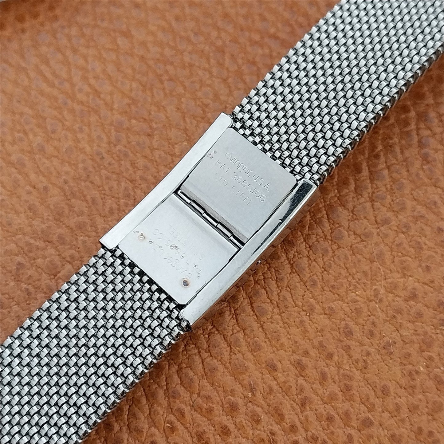 19mm 18mm 16mm Evinger Stainless Stretch Mesh Murano Glass Vintage Watch Band