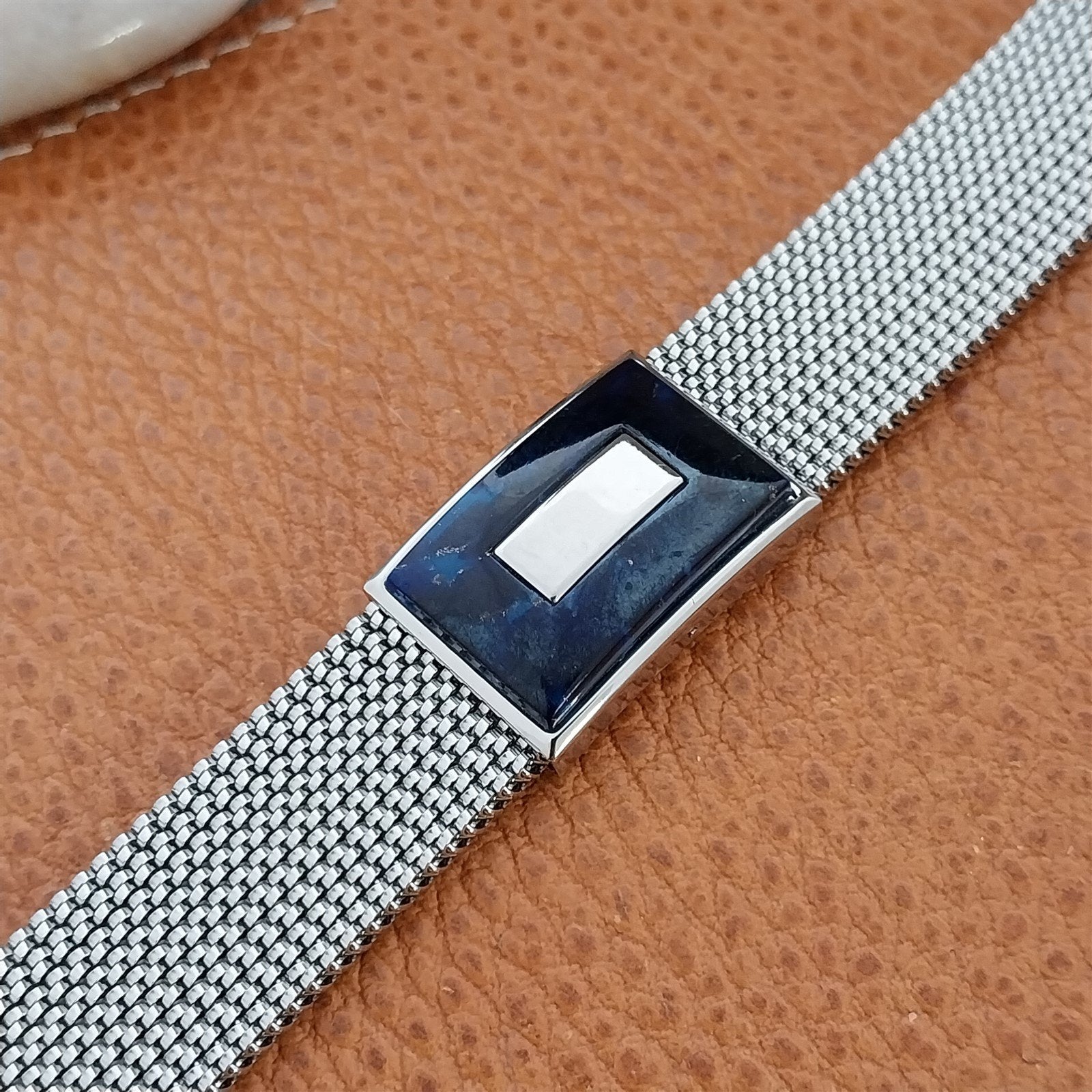 19mm 18mm 16mm Evinger Stainless Stretch Mesh Murano Glass Vintage Watch Band