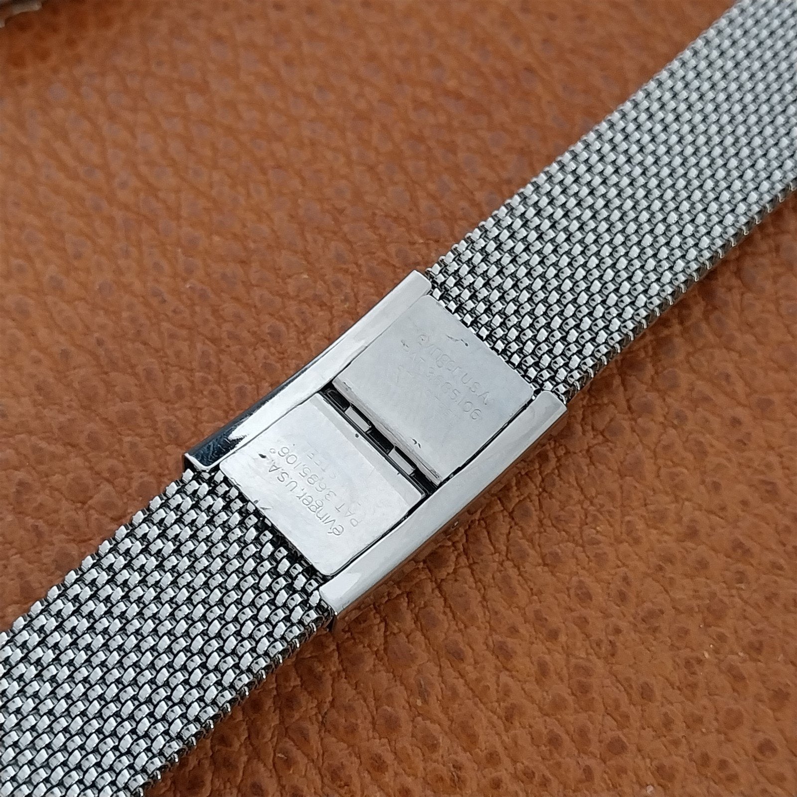 19mm 18mm 16mm Evinger Stainless Stretch Mesh Murano Glass Vintage Watch Band