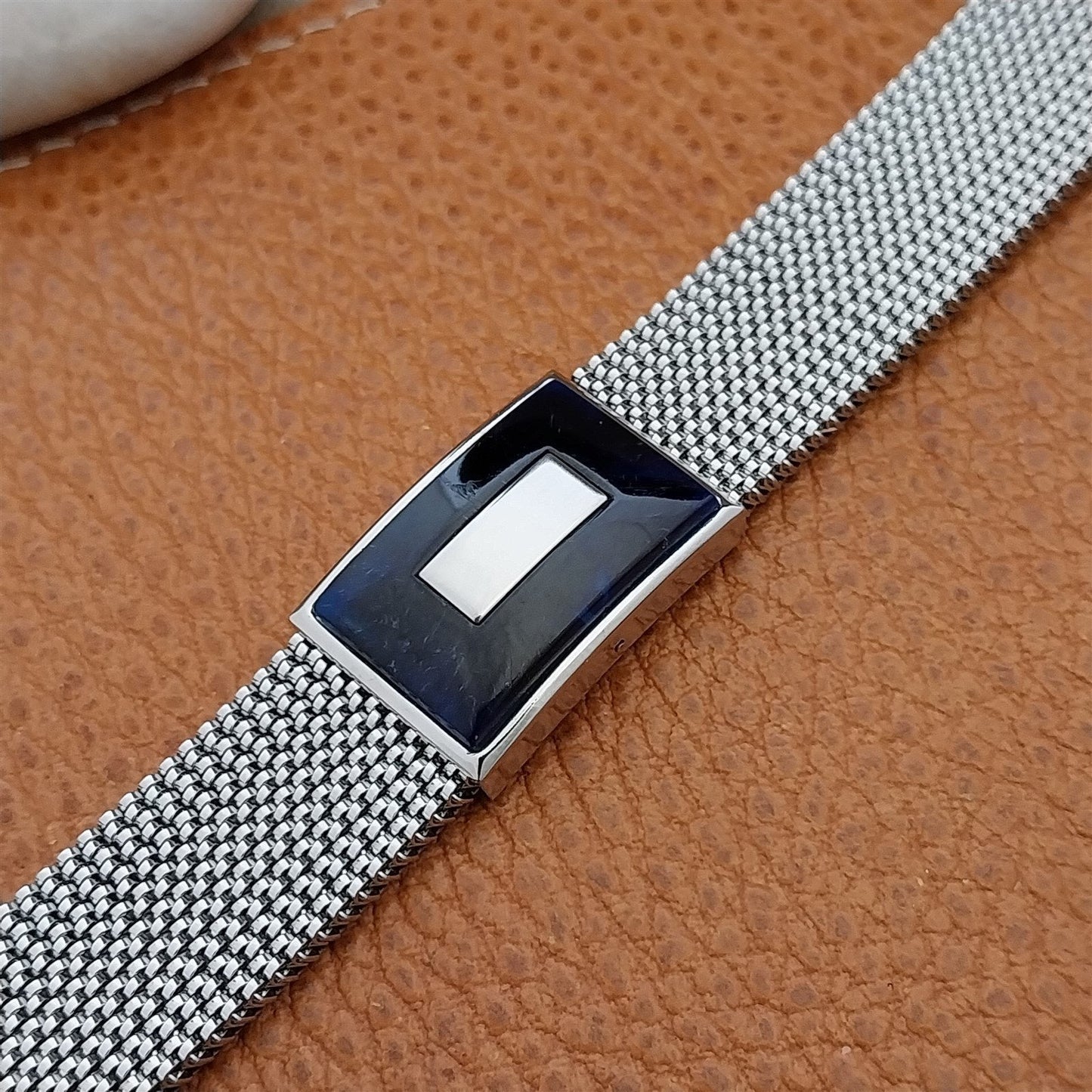 19mm 18mm 16mm Evinger Stainless Stretch Mesh Murano Glass Vintage Watch Band