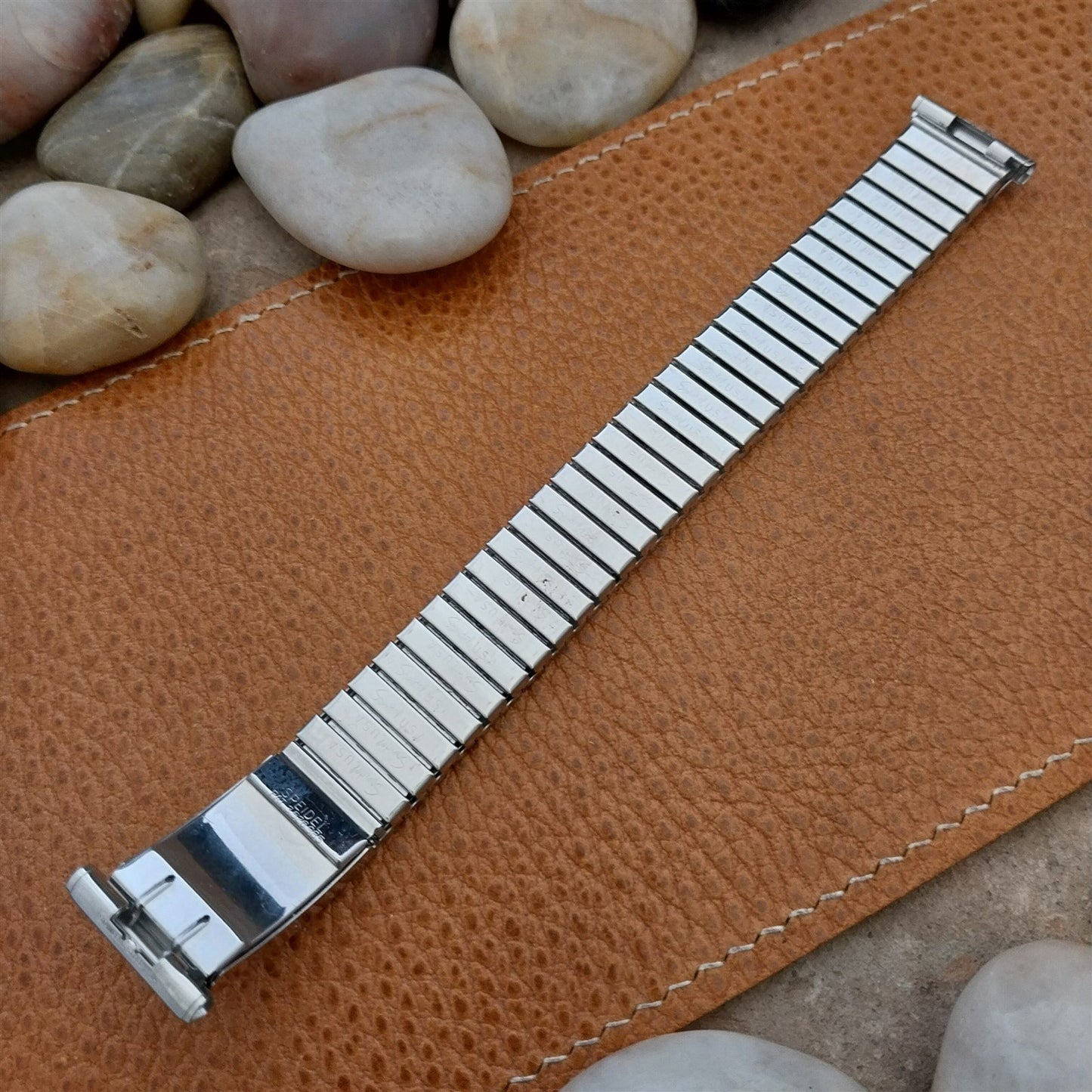 Speidel Valencia Perpetual Calendar Stainless Steel Unused Vintage Watch Band