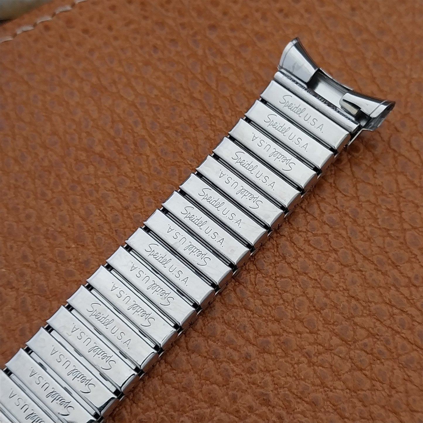Vintage Speidel Valencia 1974/1975 Calendar Stainless Steel Unused Watch Band