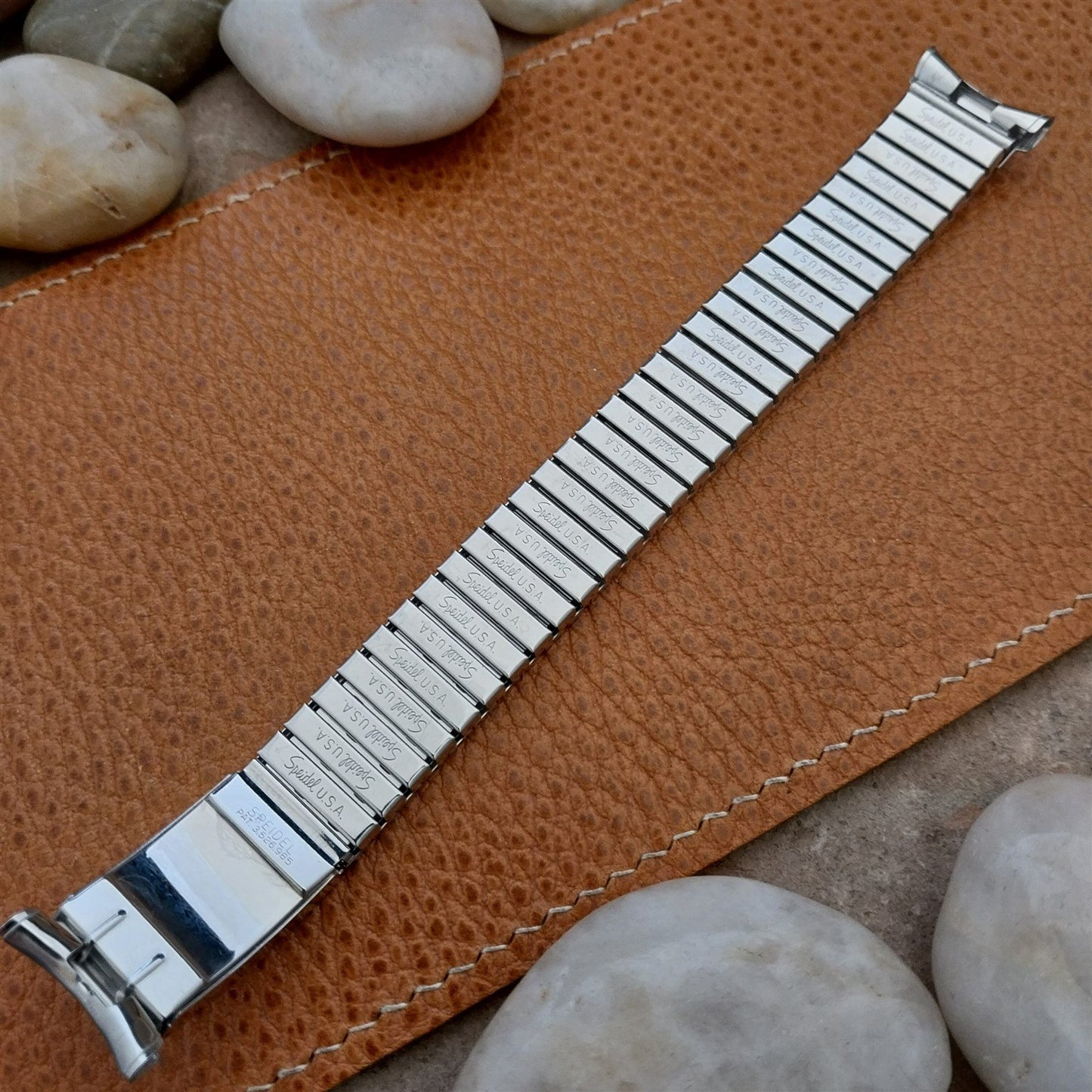 Vintage Speidel Valencia 1974/1975 Calendar Stainless Steel Unused Watch Band