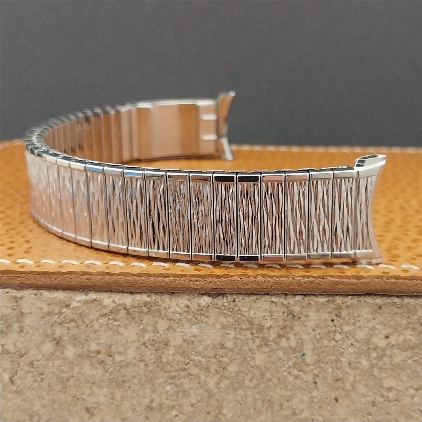 Vintage Speidel Valencia Perpetual Calendar Stainless Steel Unused Watch Band