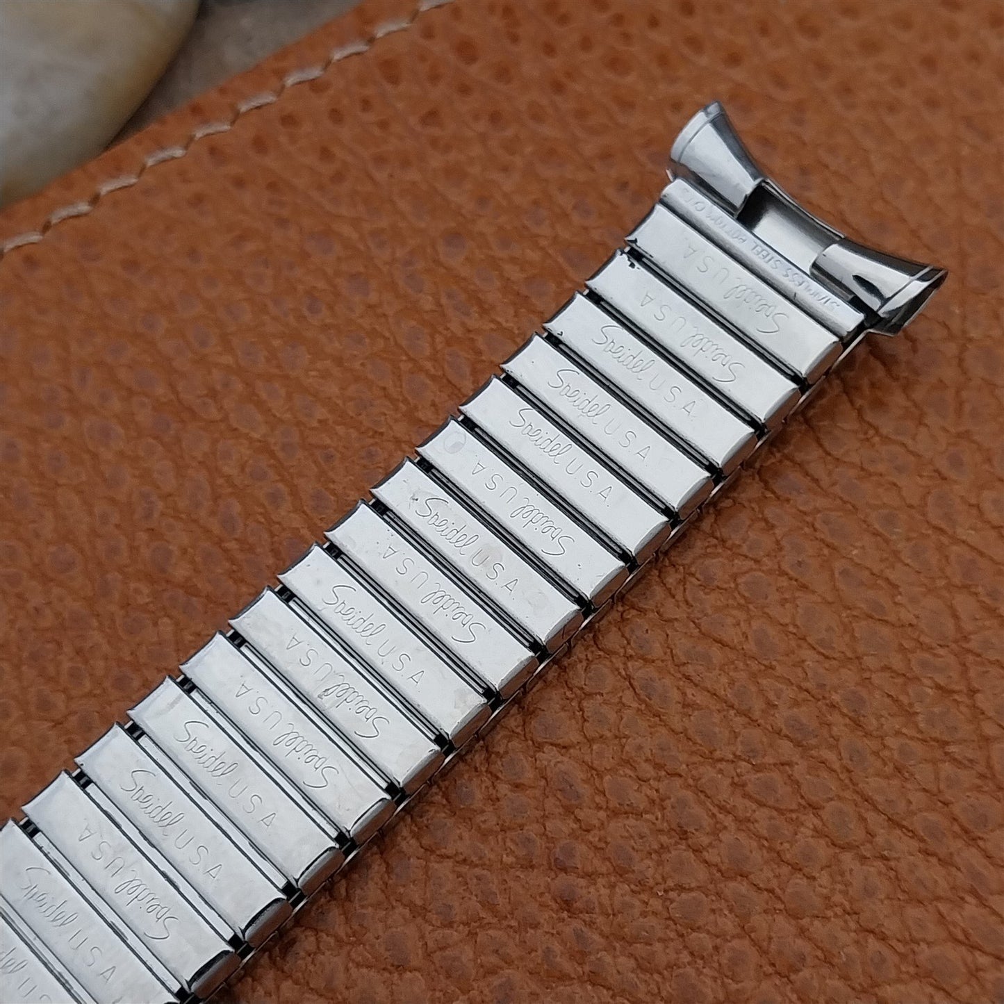Vintage Speidel Valencia Perpetual Calendar Stainless Steel Unused Watch Band