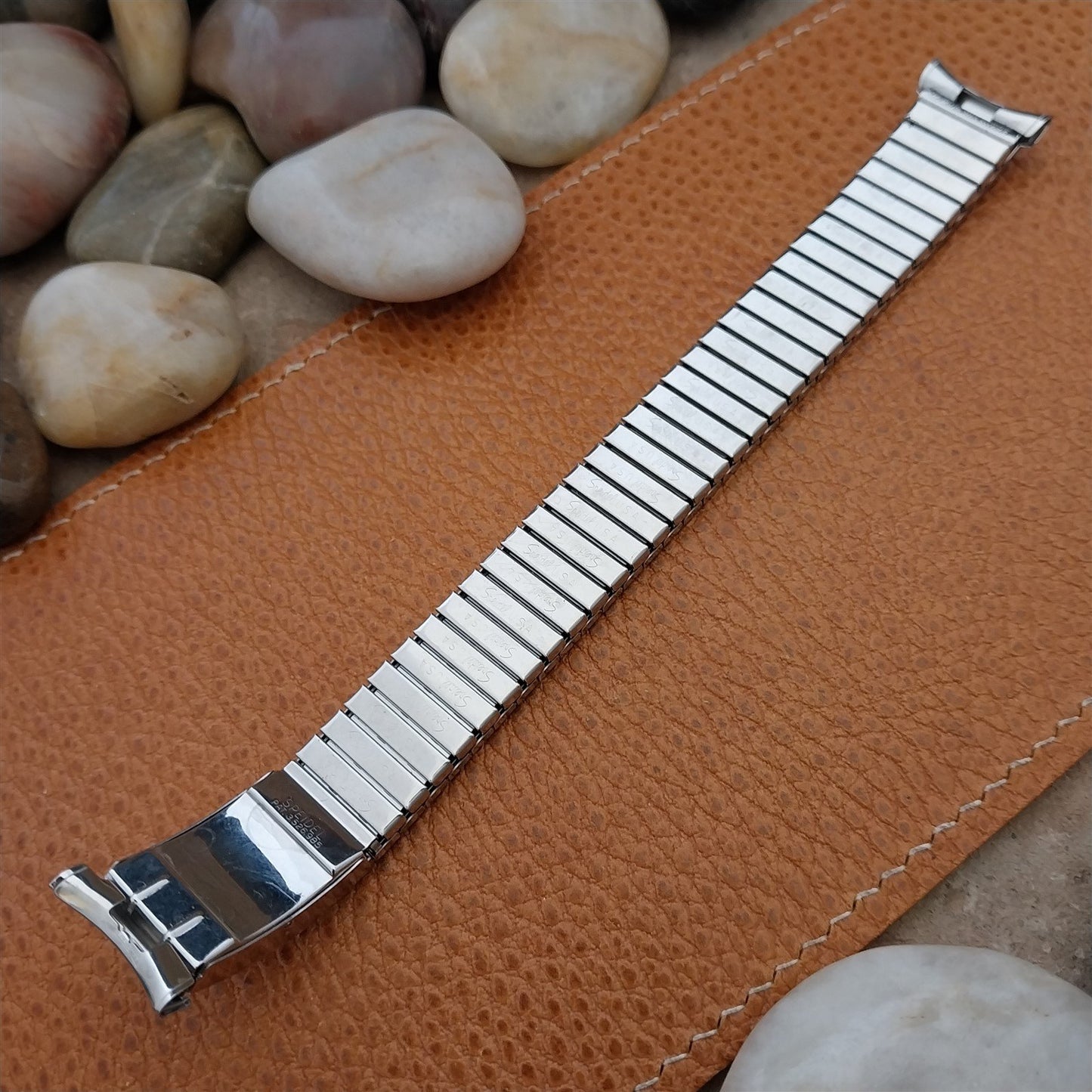 Vintage Speidel Valencia Perpetual Calendar Stainless Steel Unused Watch Band