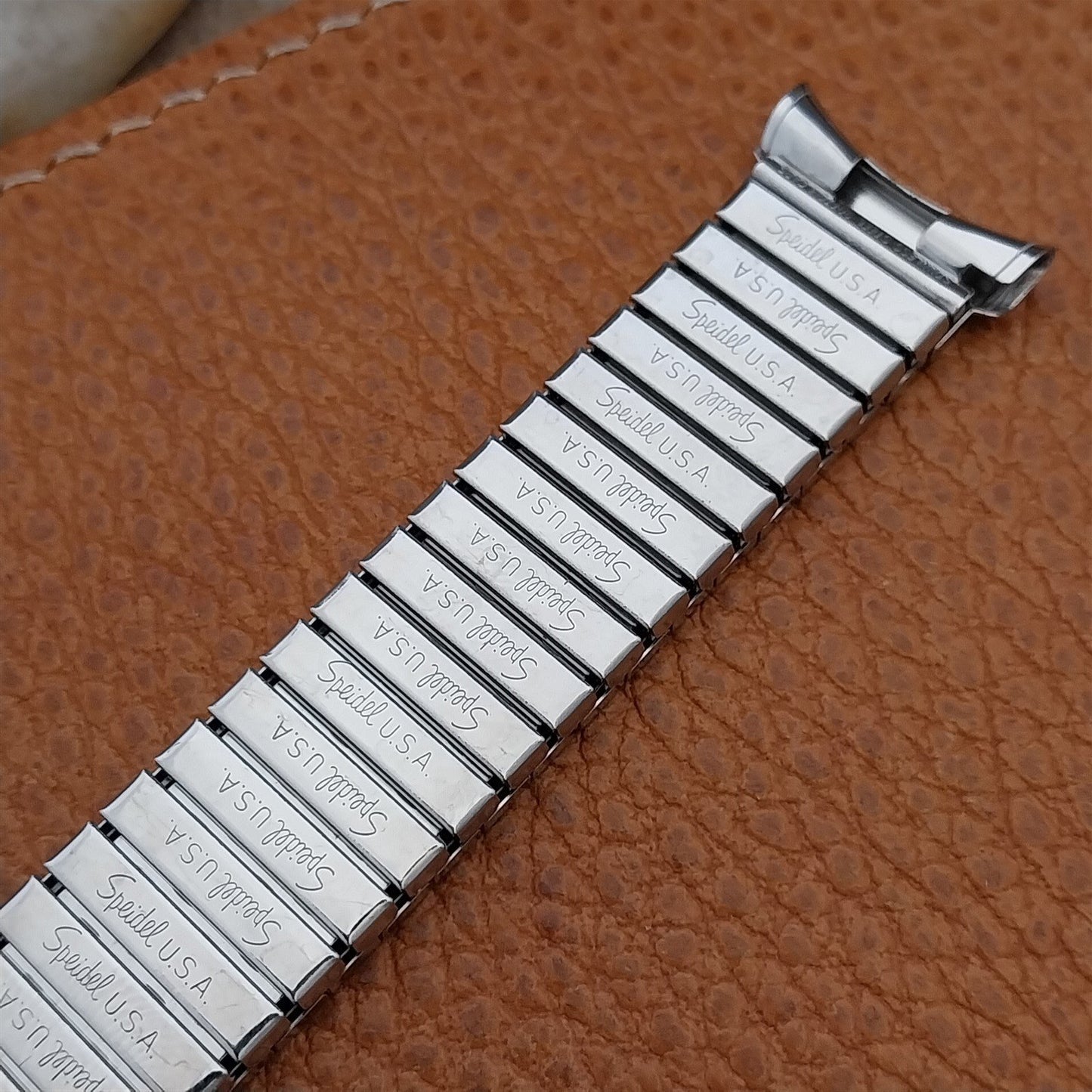 Vintage Speidel Valencia 1975/1976 Calendar Stainless Steel Unused Watch Band