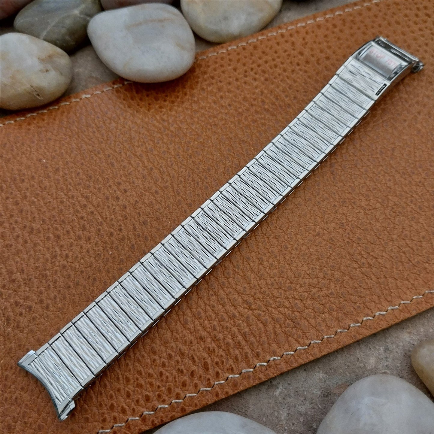 Vintage Speidel Valencia 1975/1976 Calendar Stainless Steel Unused Watch Band
