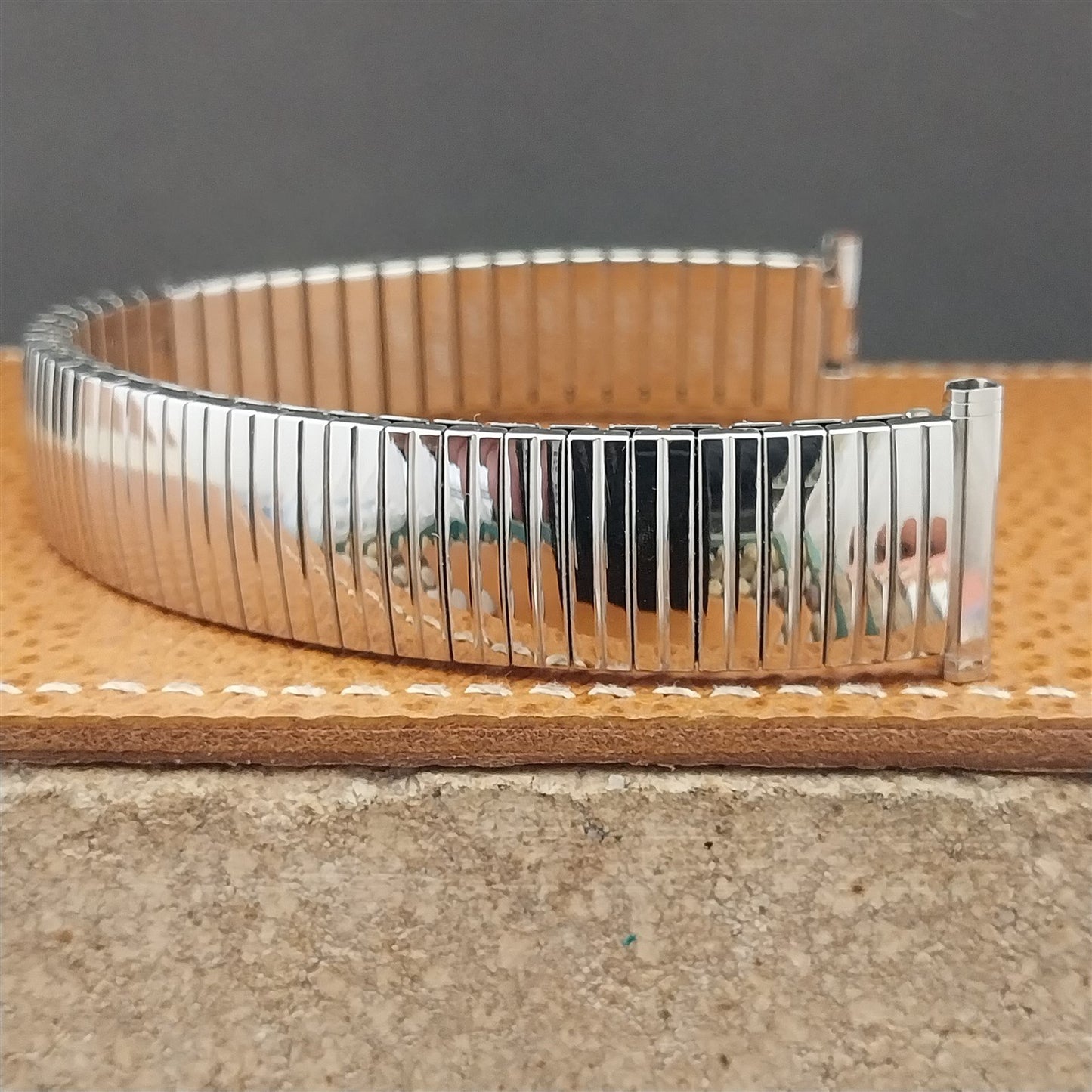 Vintage 19mm 18mm 16mm Stainless Steel Speidel Linesman Long Unused Watch Band