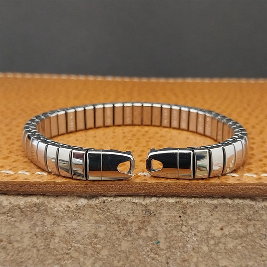 Ladies Bulova Stainless Steel Expansion nos Ring-End Vintage Watch Band