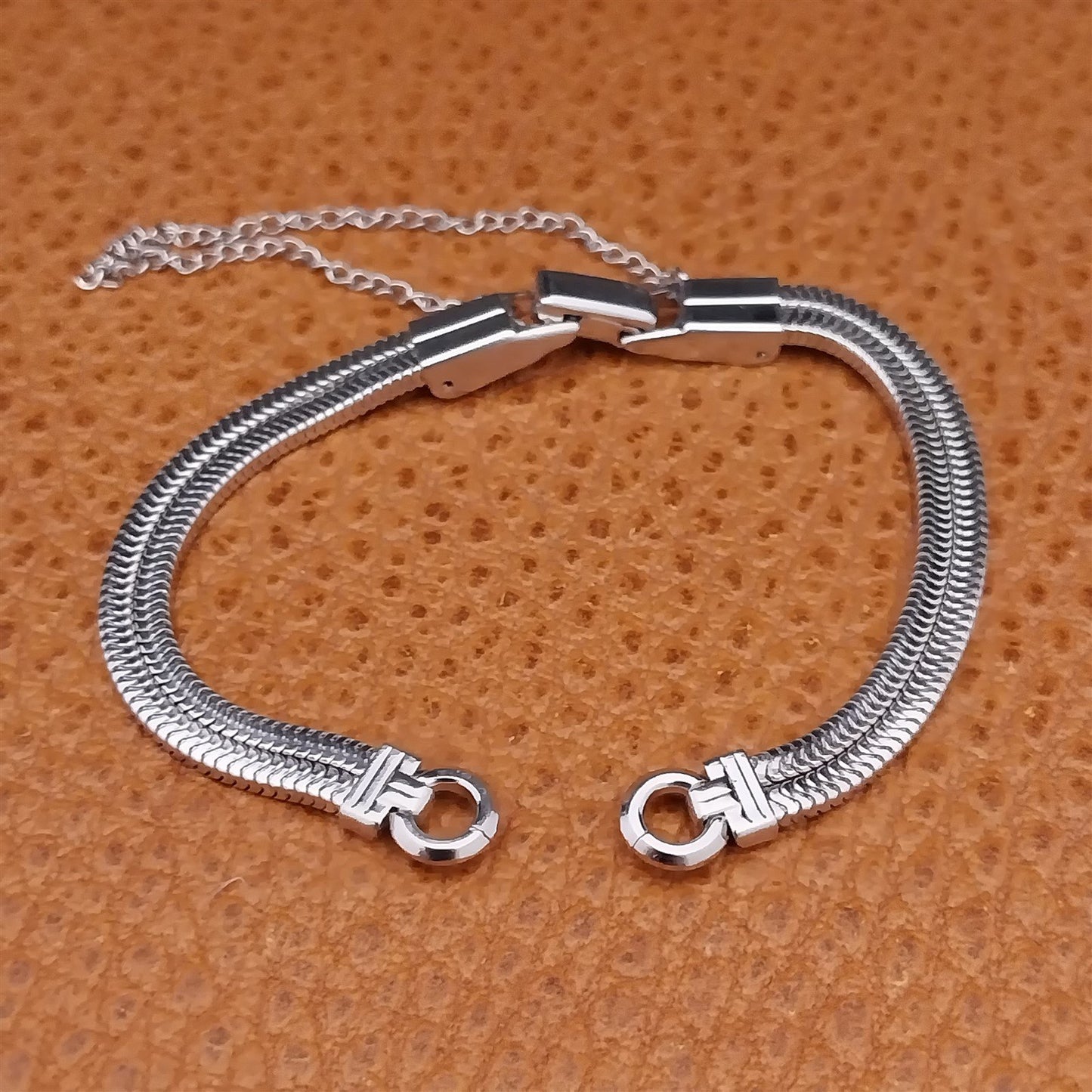 Vintage Speidel White Gold-Fill Unused Classic Ladies 1960s Cocktail Watch Band