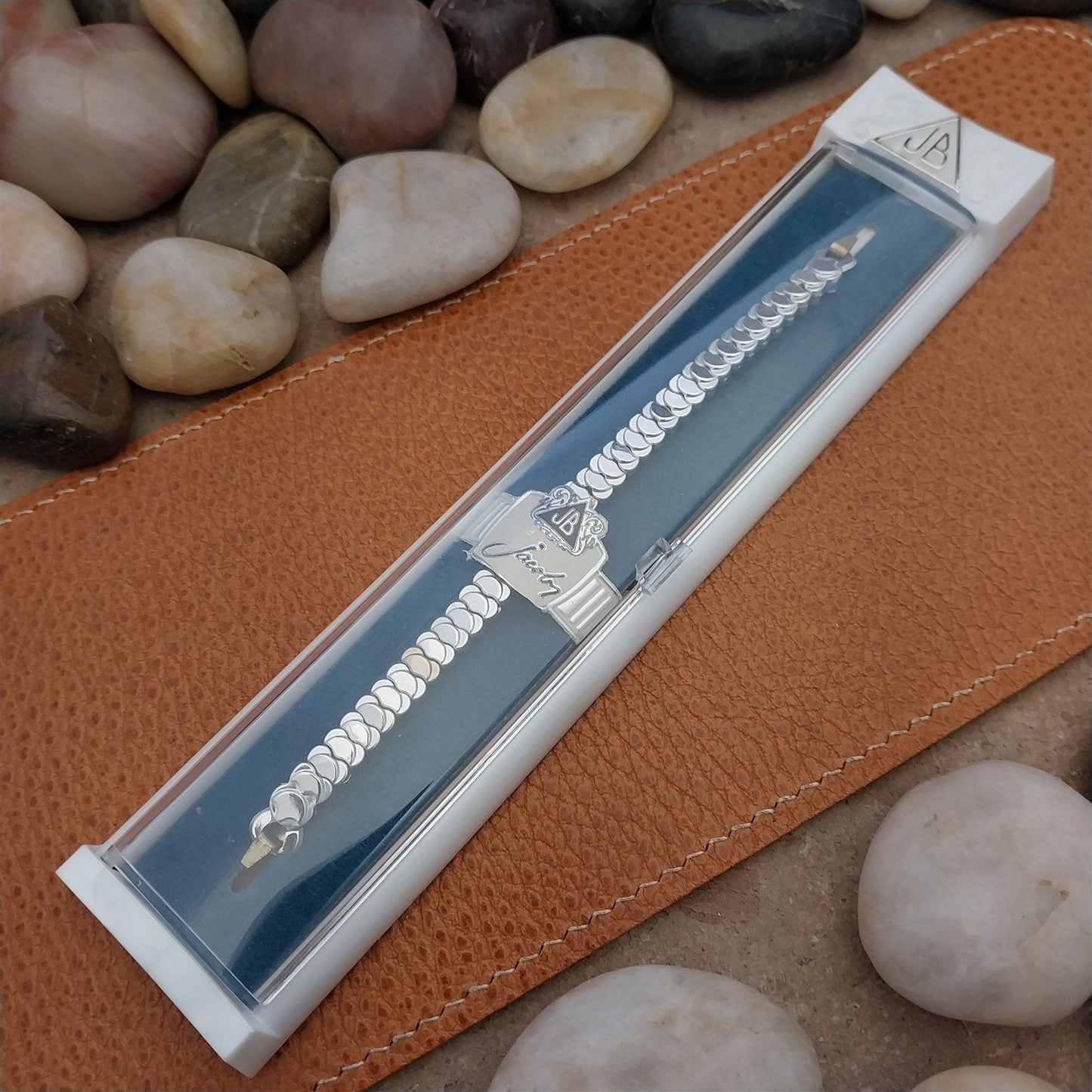 Vintage 1950s JB Champion White Gold Filled Unused Ladies Cocktail Watch Band