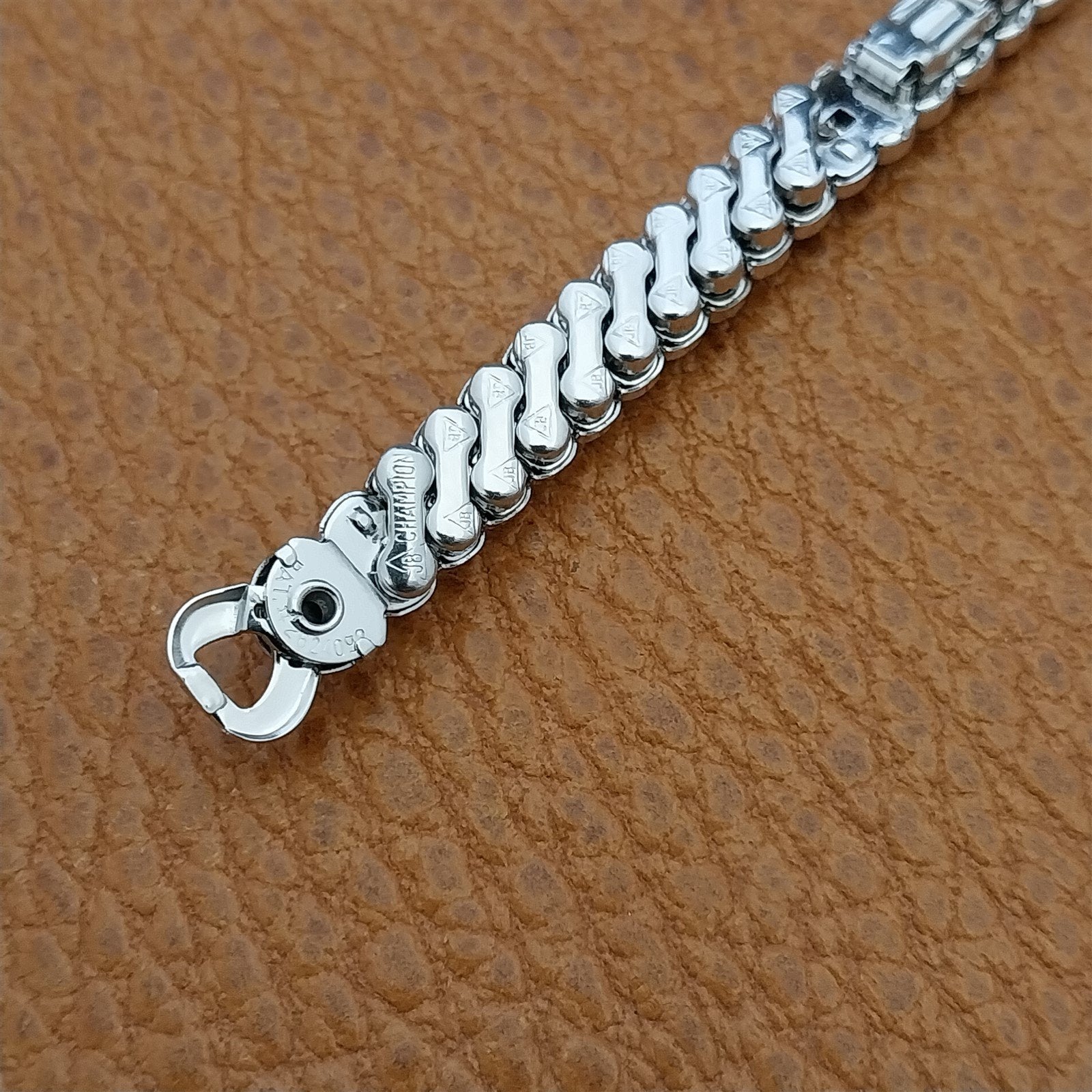 Vintage 1950s JB Champion White Gold Filled Unused Ladies Cocktail Watch Band