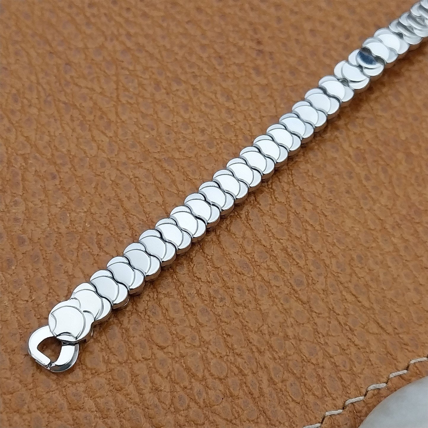 Vintage 1950s JB Champion White Gold Filled Unused Ladies Cocktail Watch Band