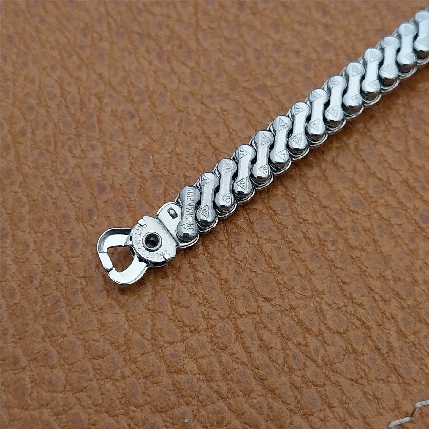 Vintage 1950s JB Champion White Gold Filled Unused Ladies Cocktail Watch Band