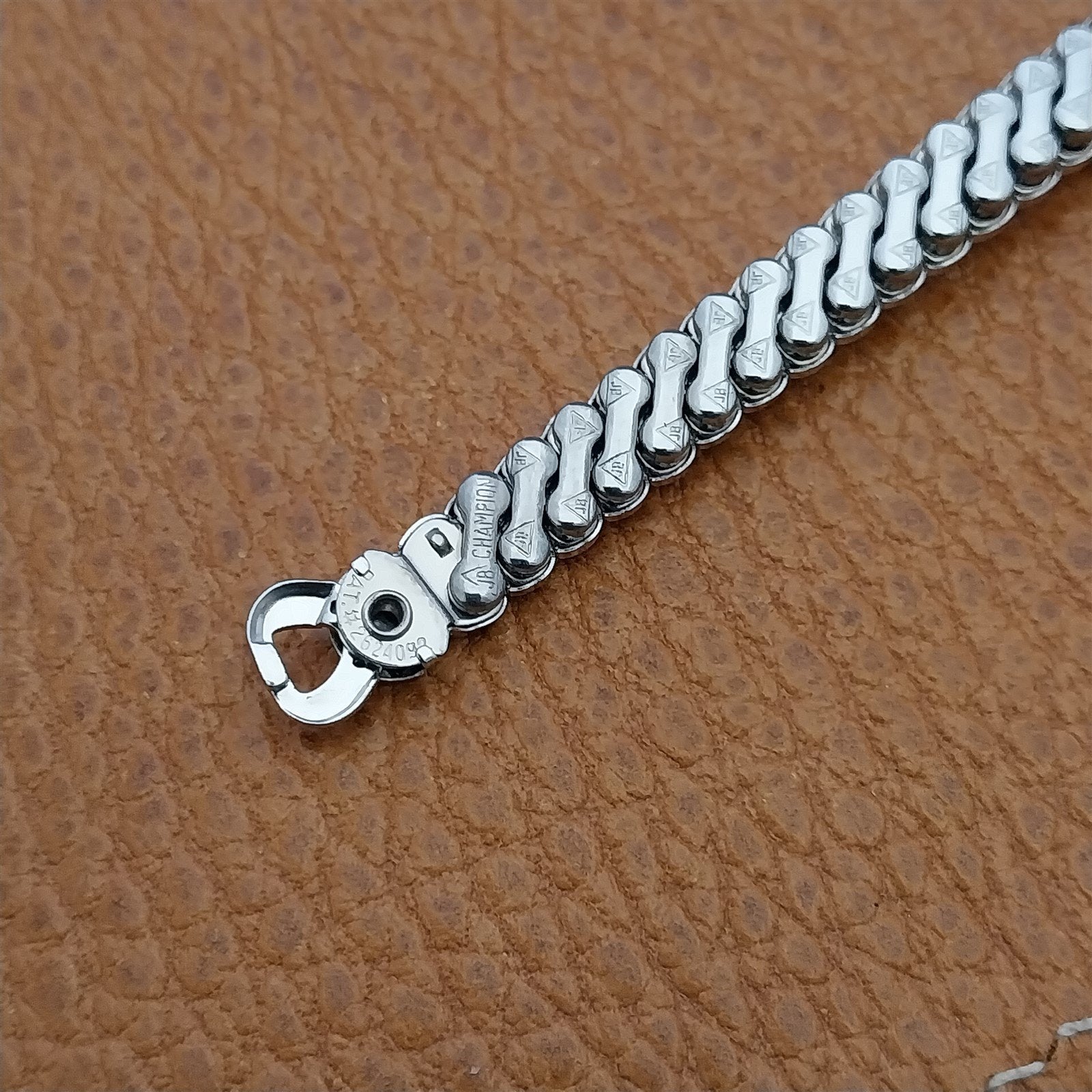 Vintage 1950s JB Champion White Gold Filled Unused Ladies Cocktail Watch Band