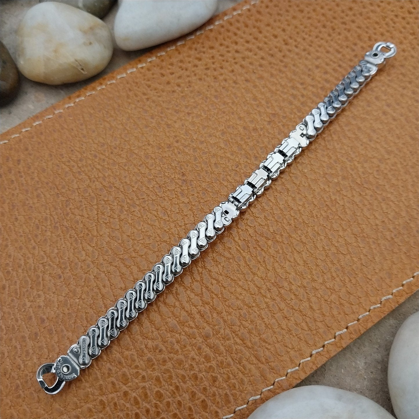 Vintage 1950s JB Champion White Gold Filled Unused Ladies Cocktail Watch Band