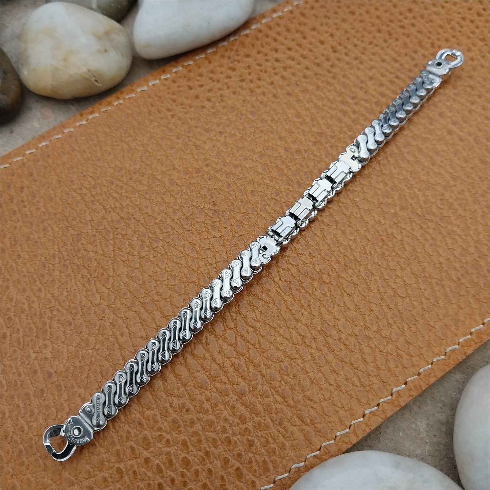 Vintage 1950s JB Champion White Gold Filled Unused Ladies Cocktail Watch Band