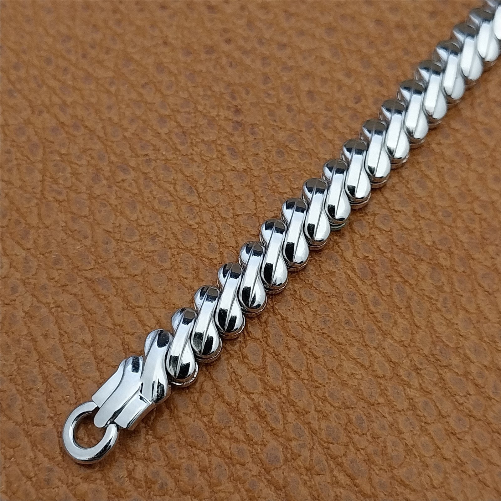 1950s Vintage Ladies Cocktail Watch JB Champion White Gold Filled Unused Band