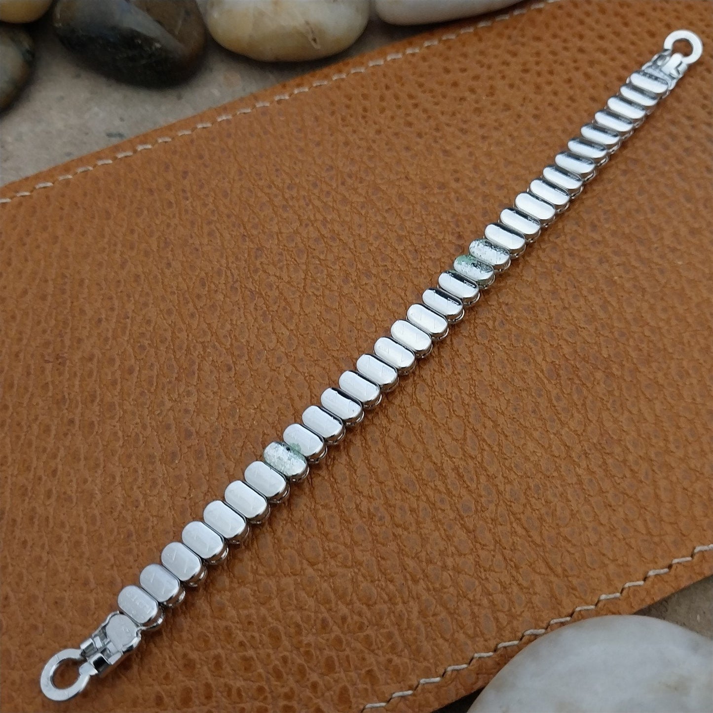 1950s Vintage Ladies Cocktail Watch JB Champion White Gold Filled Unused Band