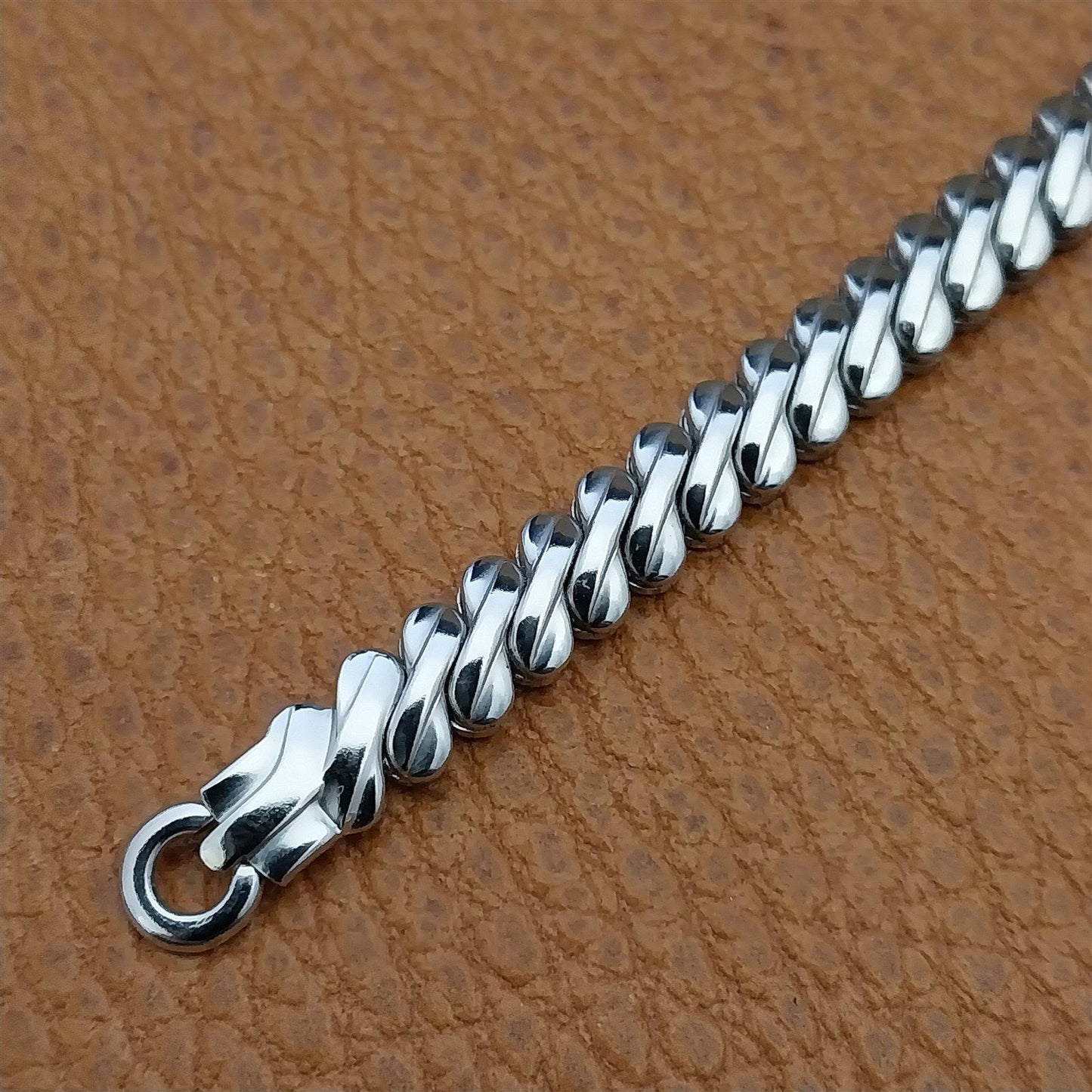 1950s Vintage Ladies Cocktail Watch JB Champion White Gold Filled Unused Band