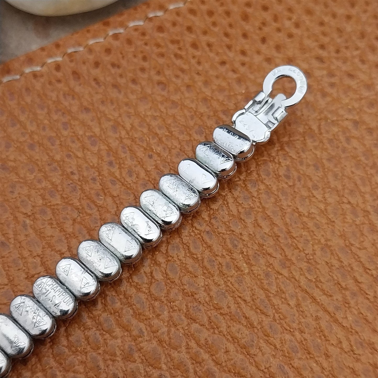 1950s Vintage Ladies Cocktail Watch JB Champion White Gold Filled Unused Band