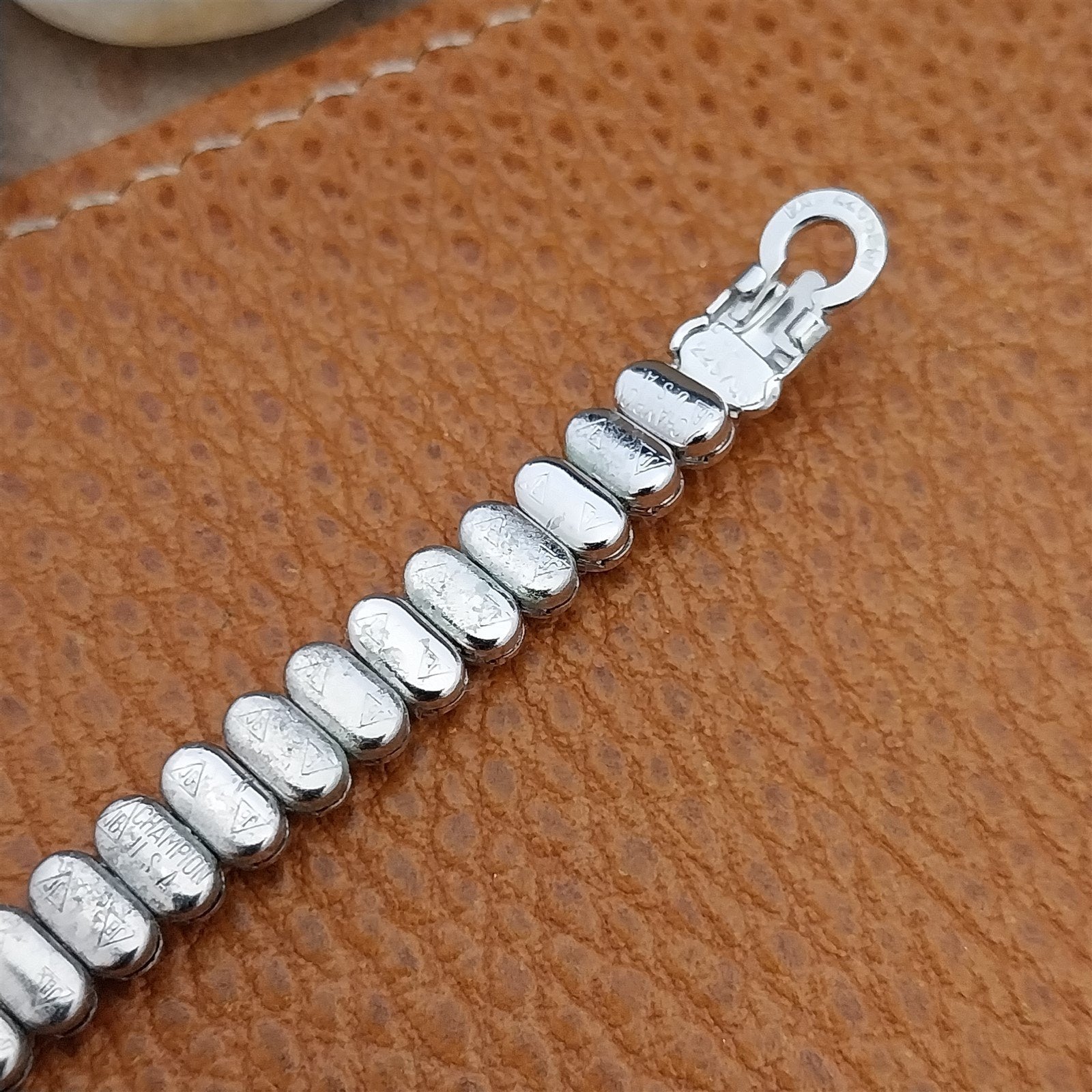 1950s Vintage Ladies Cocktail Watch JB Champion White Gold Filled Unused Band