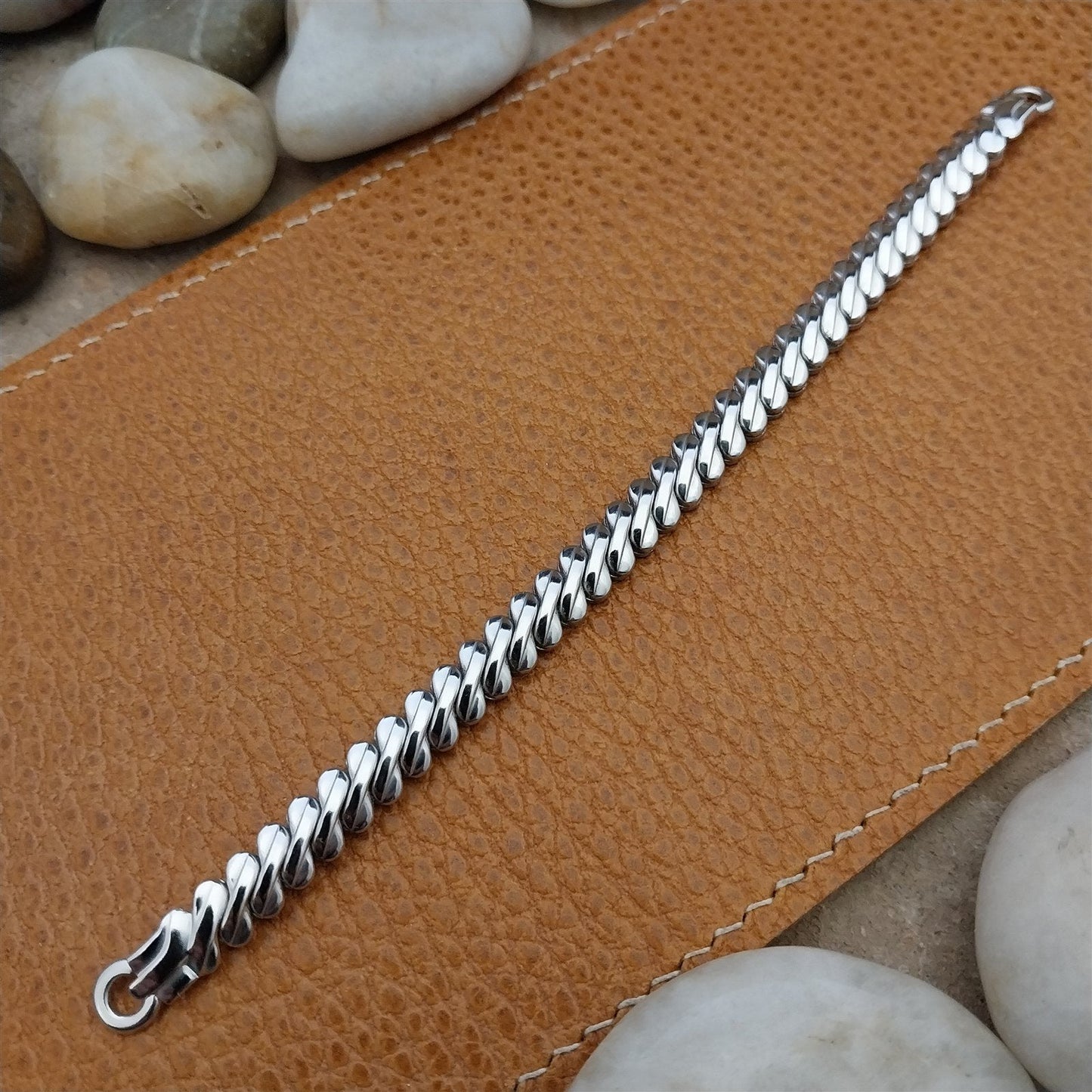 1950s Vintage Ladies Cocktail Watch JB Champion White Gold Filled Unused Band