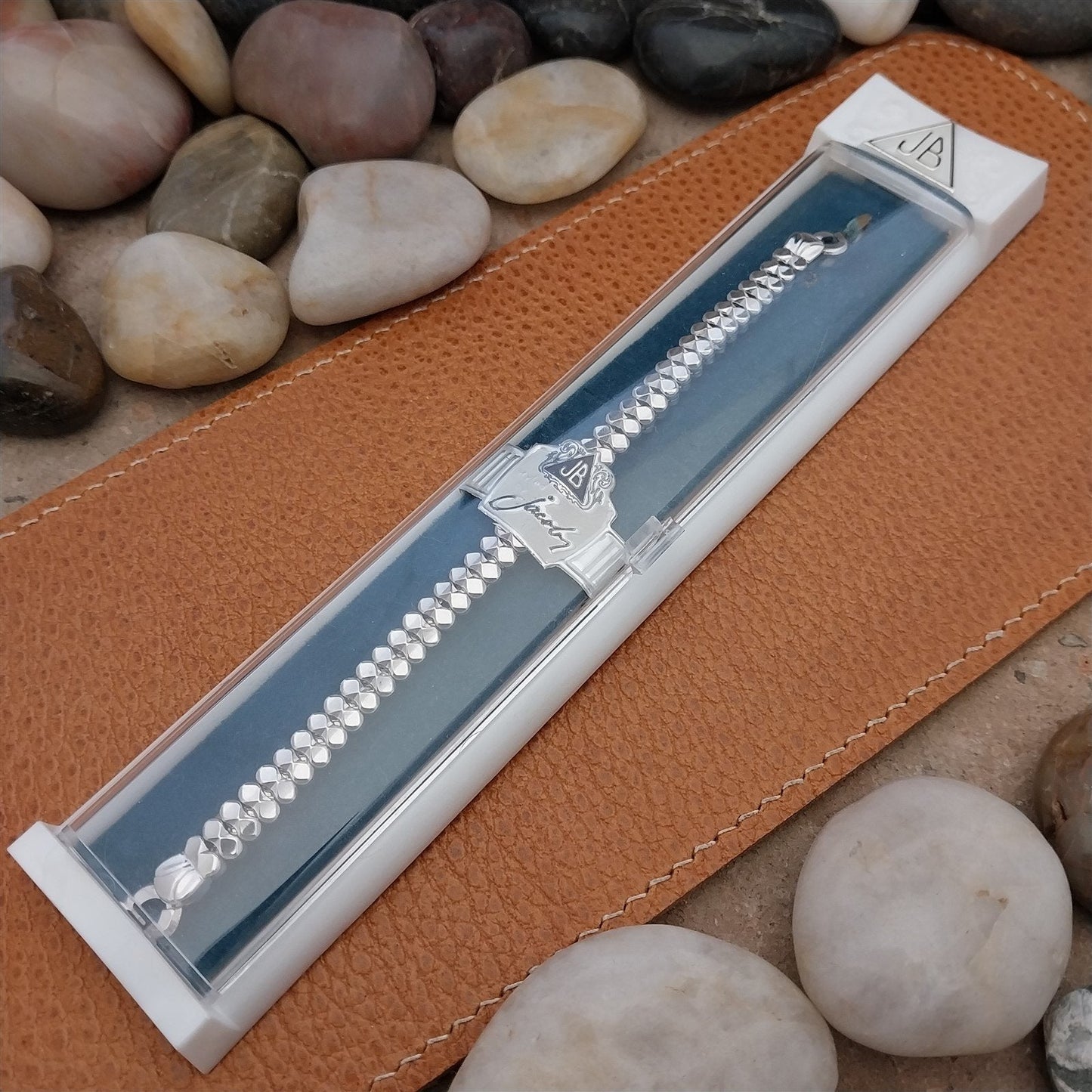 Vintage 1950s JB Champion White Gold Filled Unused Ladies Cocktail Watch Band