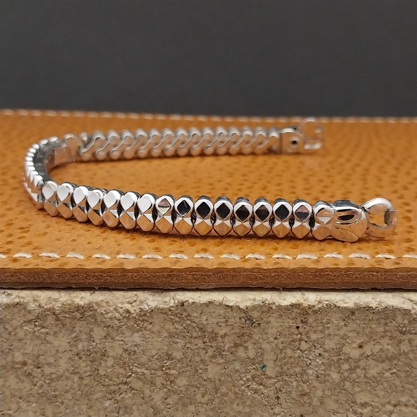 Vintage 1950s JB Champion White Gold Filled Unused Ladies Cocktail Watch Band